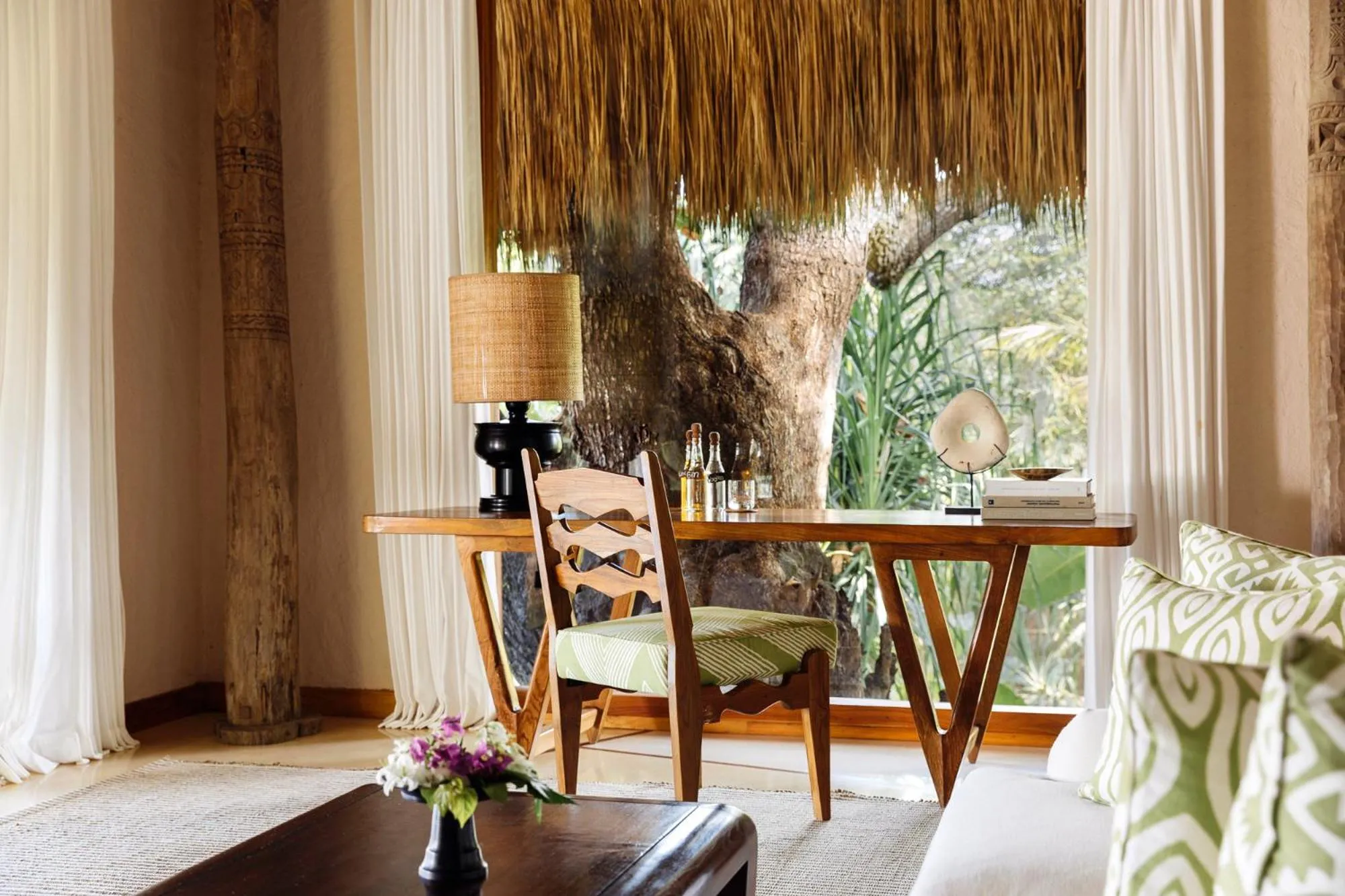 Living room in NIHI Sumba - 50 Best Hotels of the World