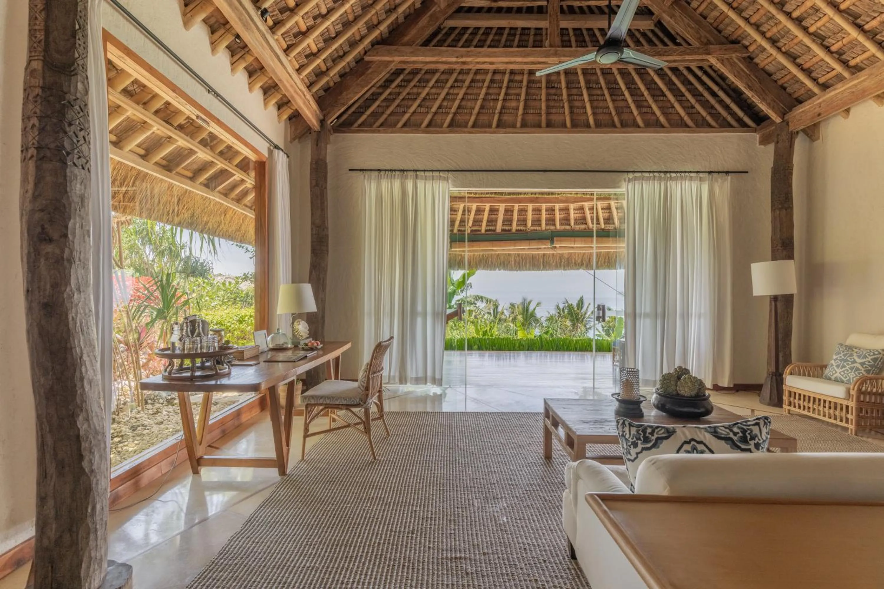 Living room in NIHI Sumba - 50 Best Hotels of the World