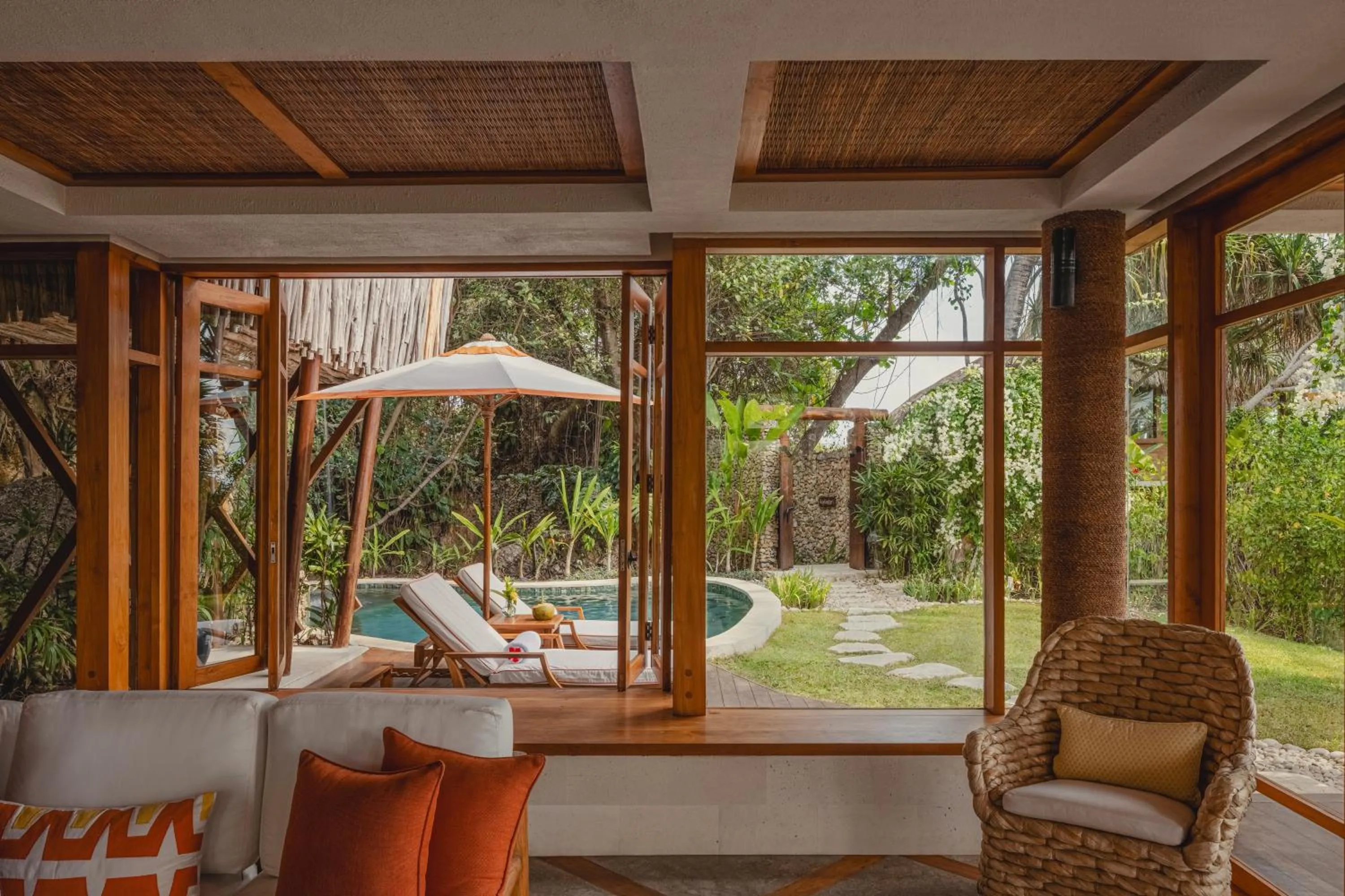 Patio in NIHI Sumba - 50 Best Hotels of the World