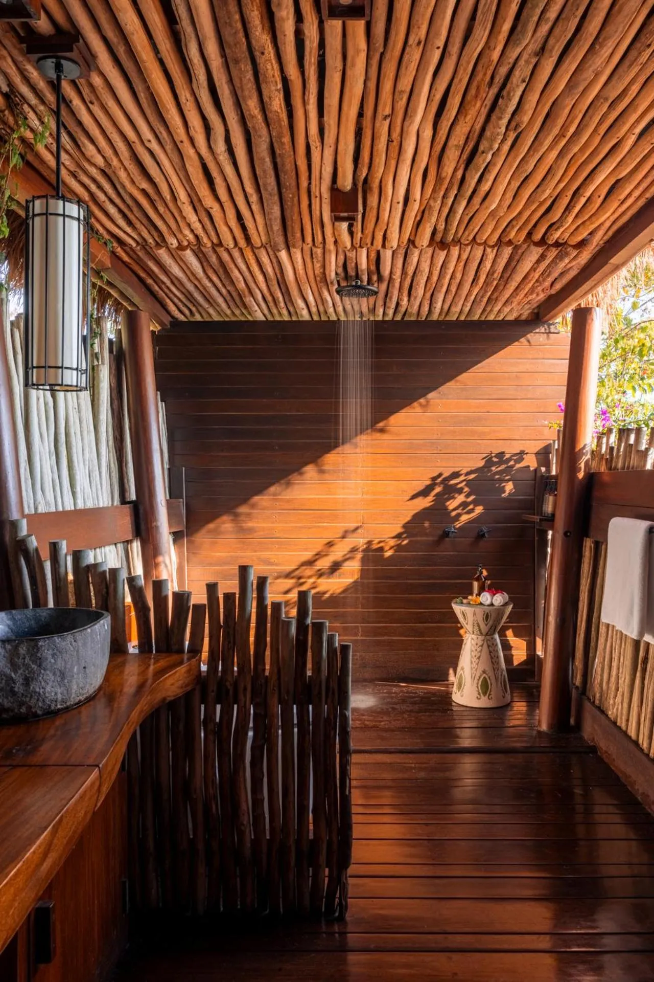 Shower in NIHI Sumba - 50 Best Hotels of the World