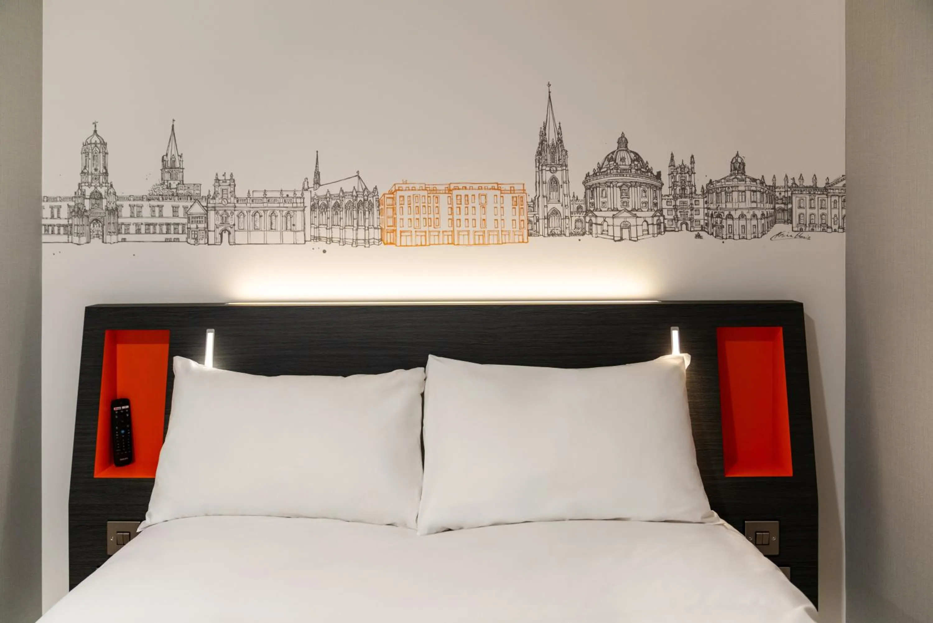 Bed in easyHotel Oxford