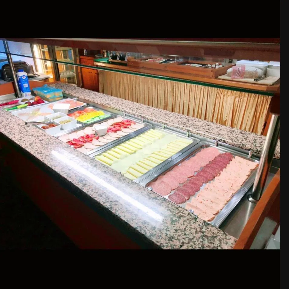 Buffet breakfast in Hotel Aragia
