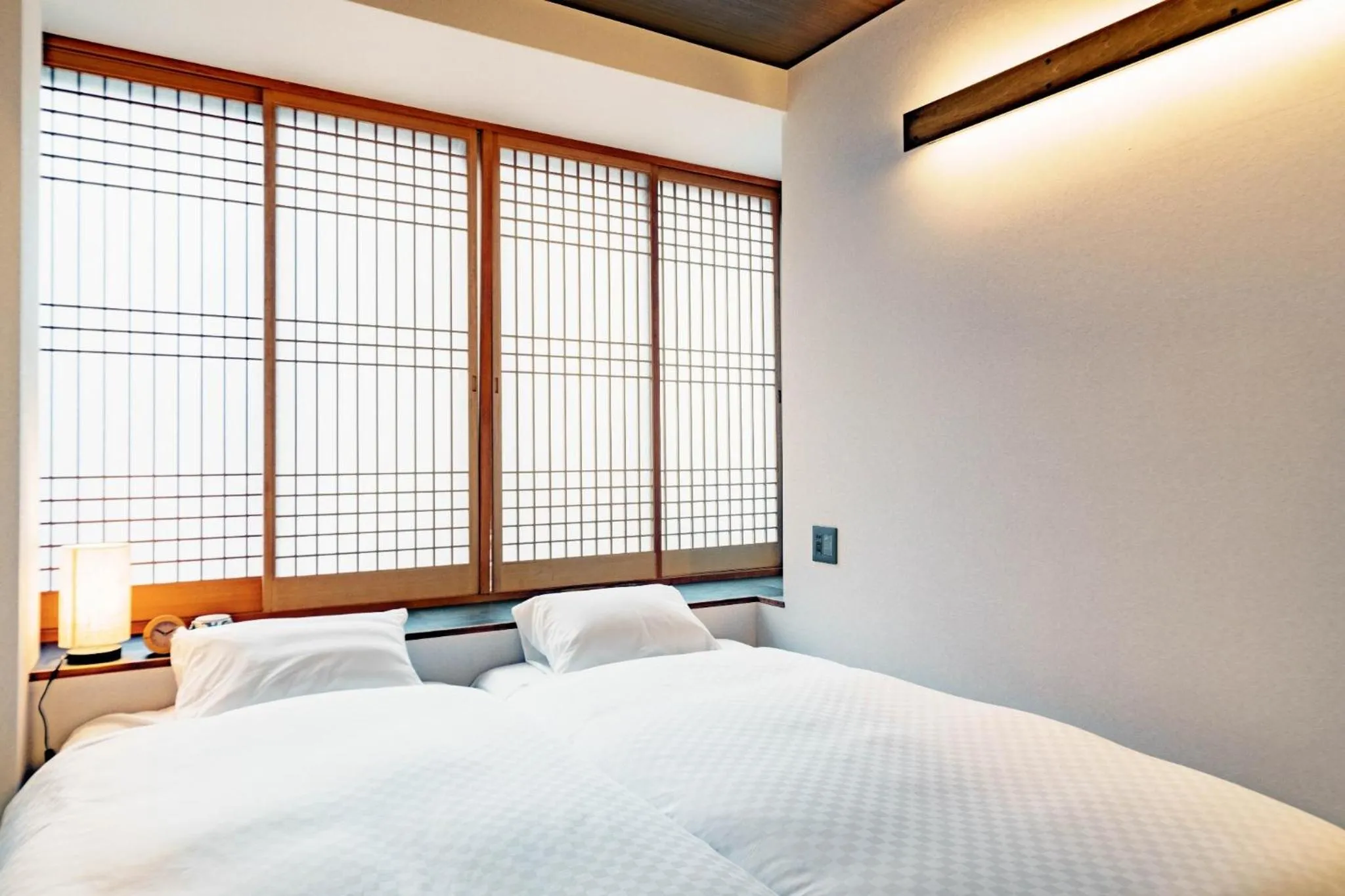 Bed in Now and then old villa Shinsaibashi sky garden cyp - Vacation STAY 24603v