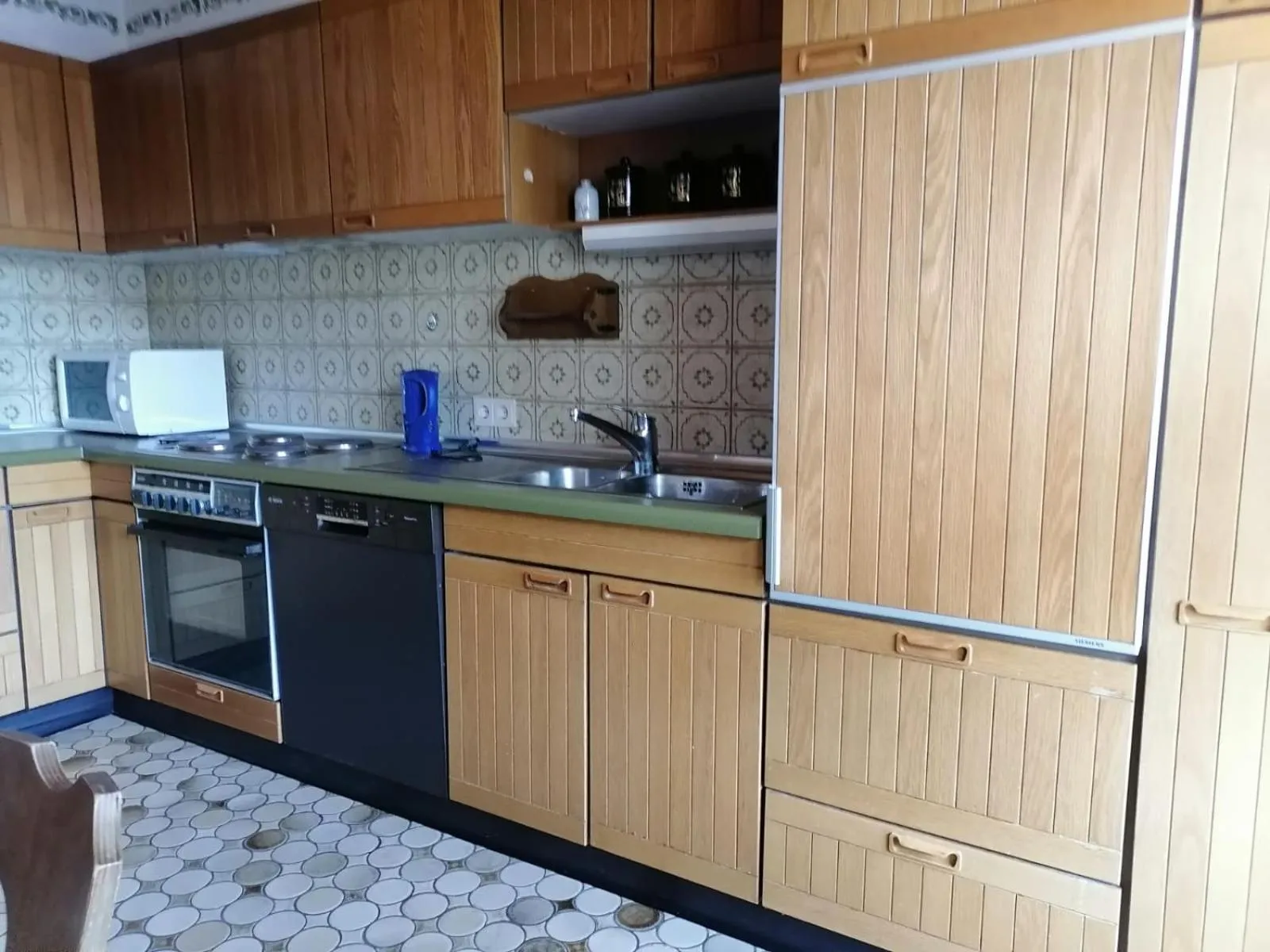 Kitchen or kitchenette in Gasthof zur Post