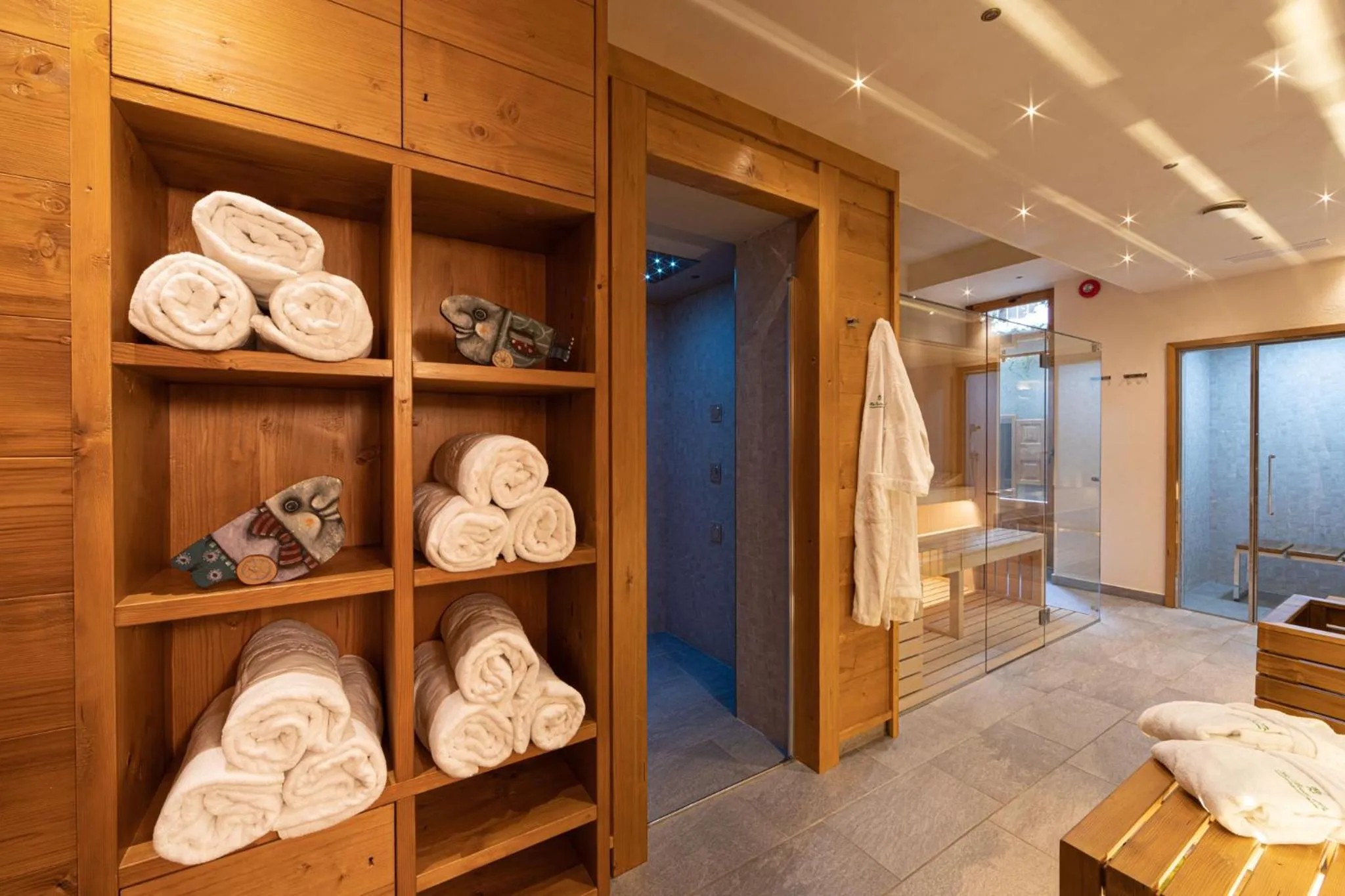 Sauna in HOTEL BOUTON D'OR Courmayeur