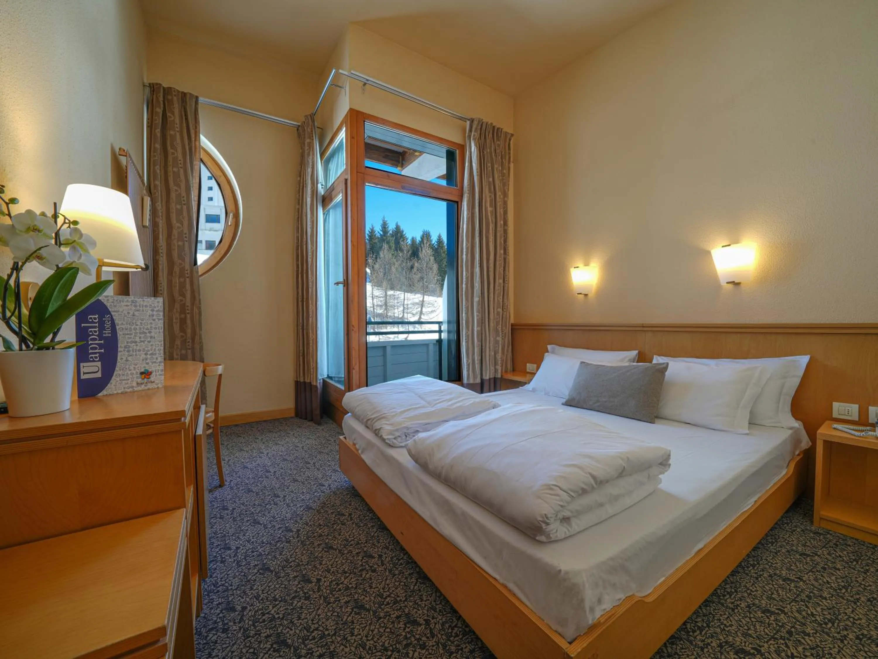 Bed in Hotel Club Uappala Sestriere