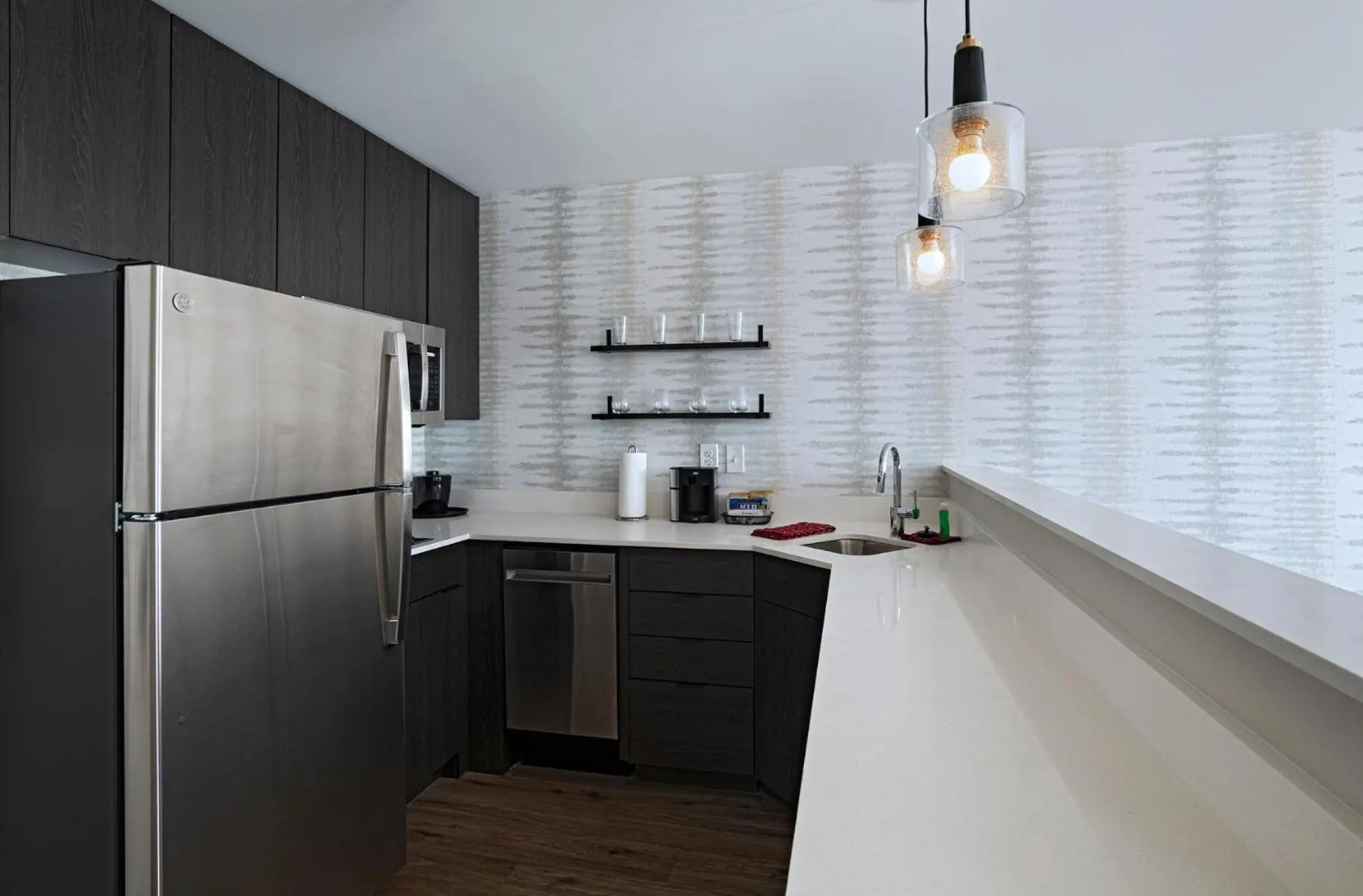 Kitchen or kitchenette in Residence Inn New Brunswick Tower Center Blvd.