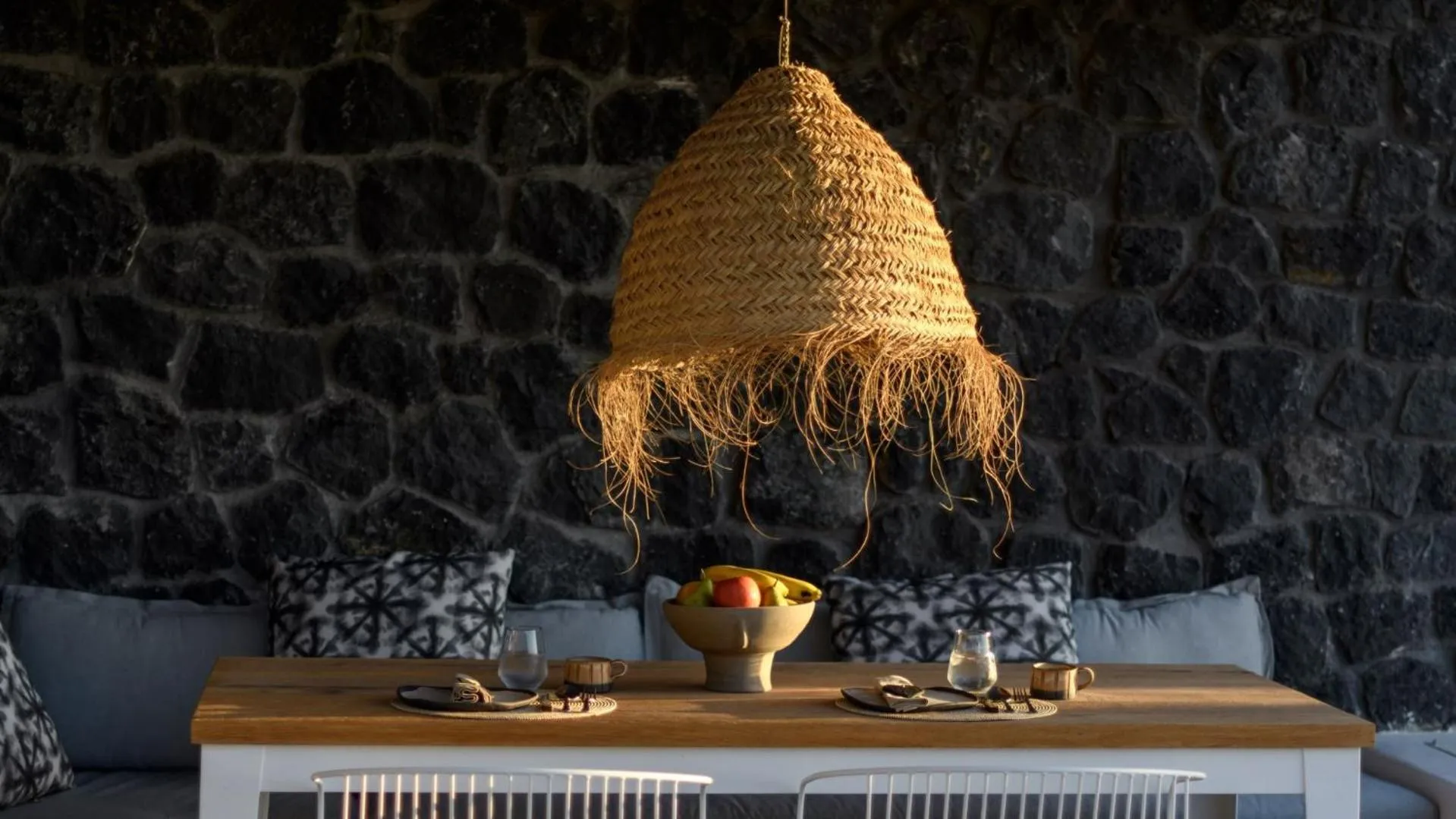 Dining area in Lithi Luxury Retreat