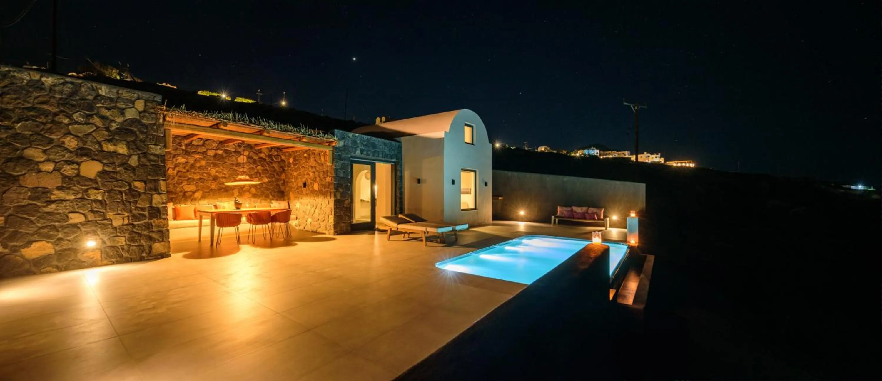 Patio in Lithi Luxury Retreat
