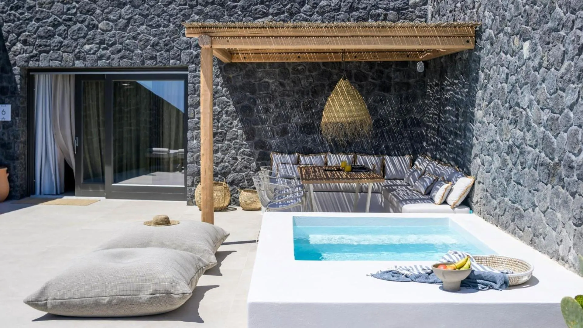 Hot Tub in Lithi Luxury Retreat