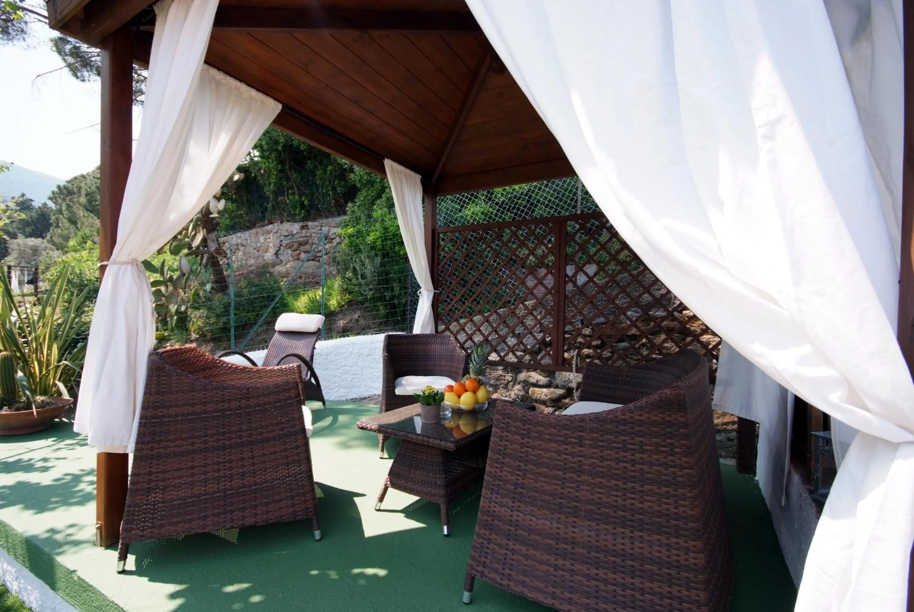 Patio in Hotel Barsalini