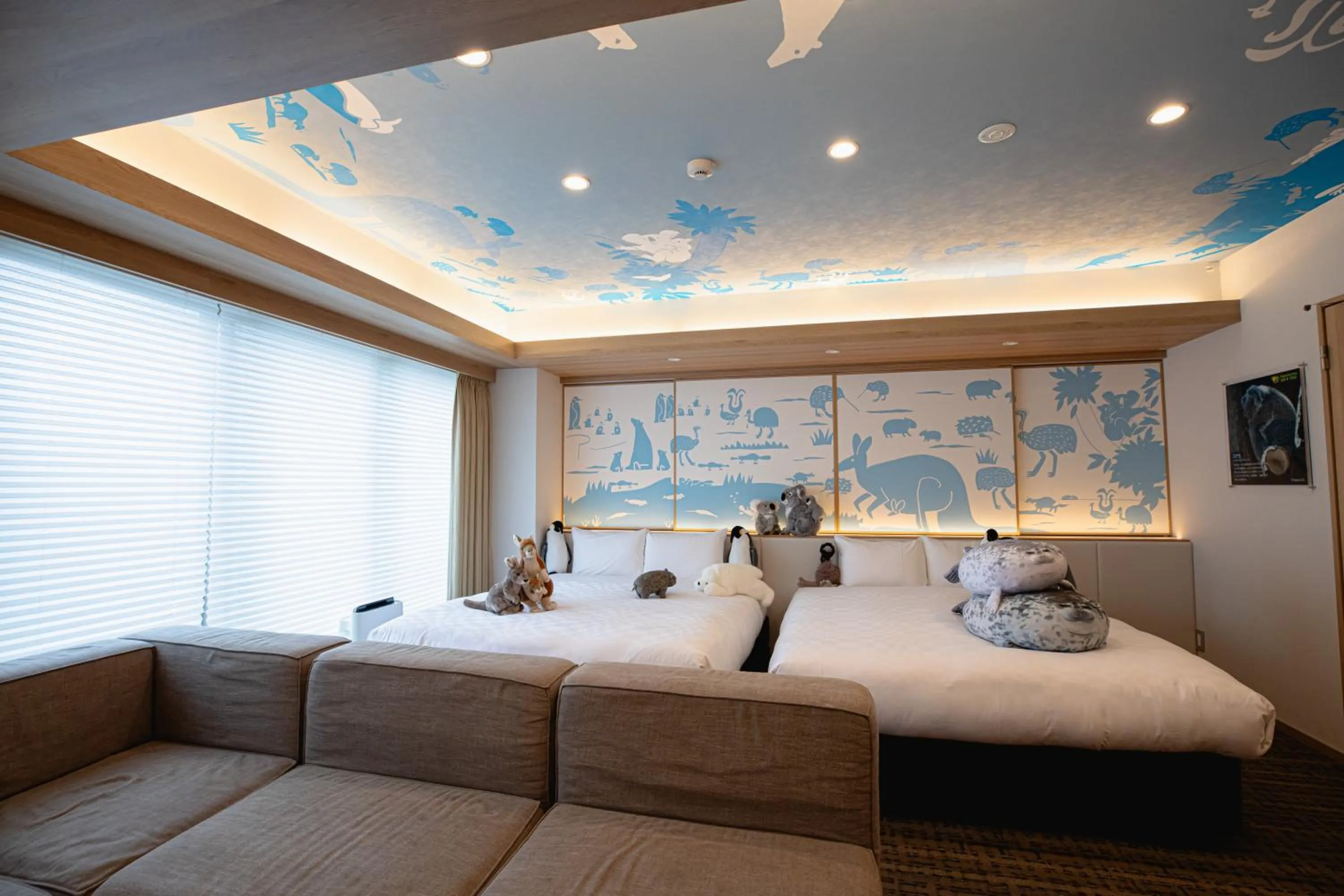 Bathroom, Bed in GOLD STAY Nagoya Osu