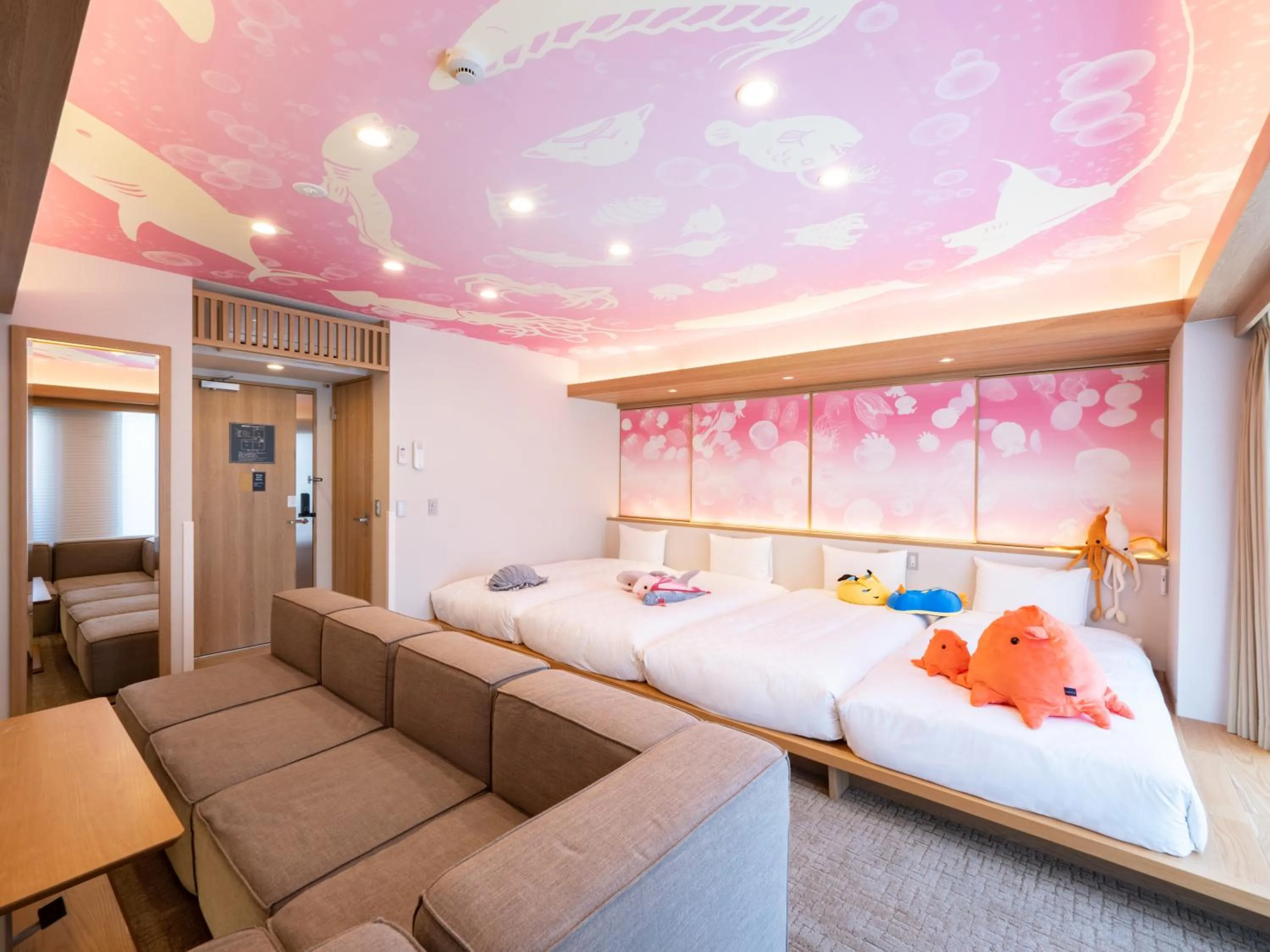 Bed in GOLD STAY Nagoya Osu