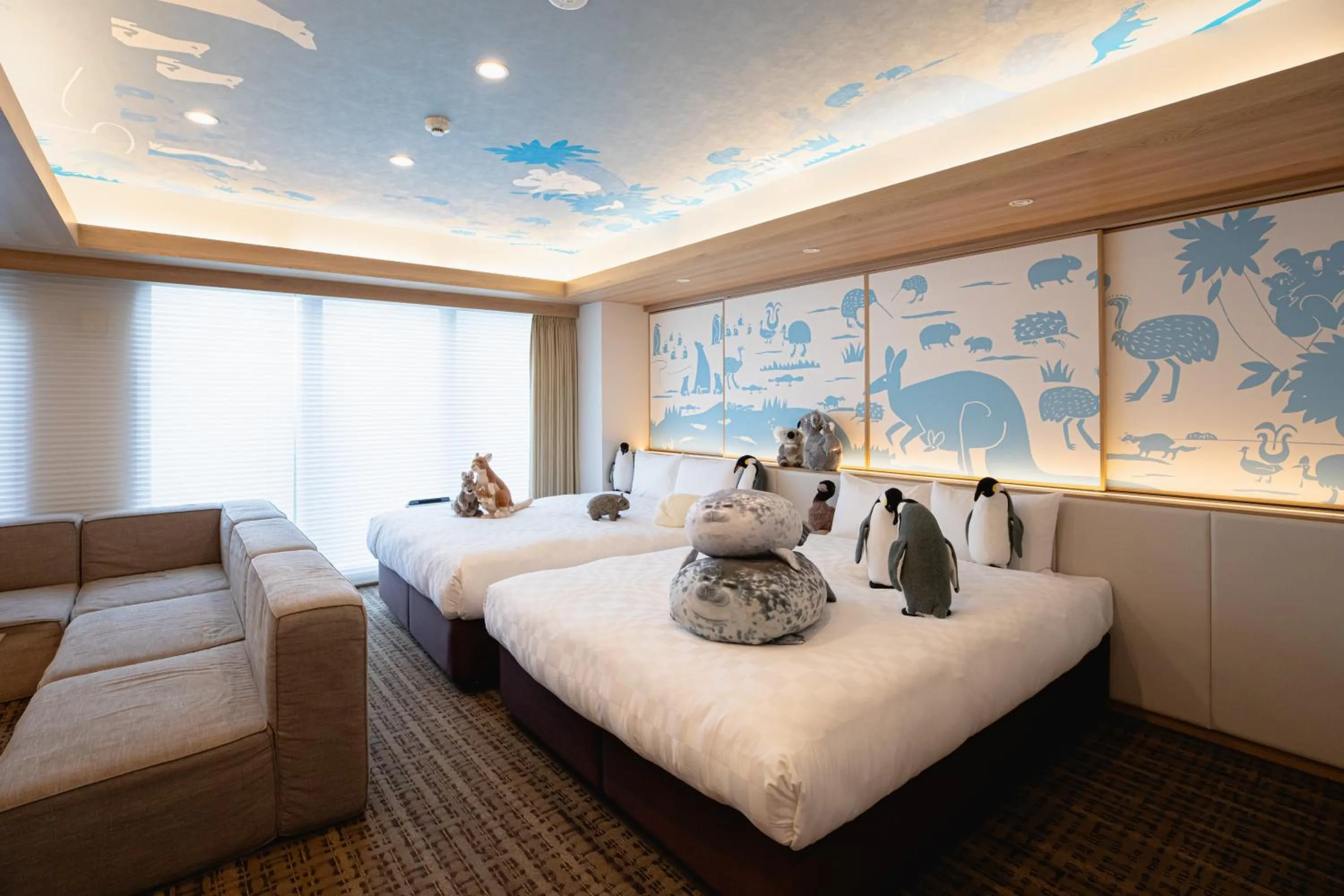 Bed in GOLD STAY Nagoya Osu