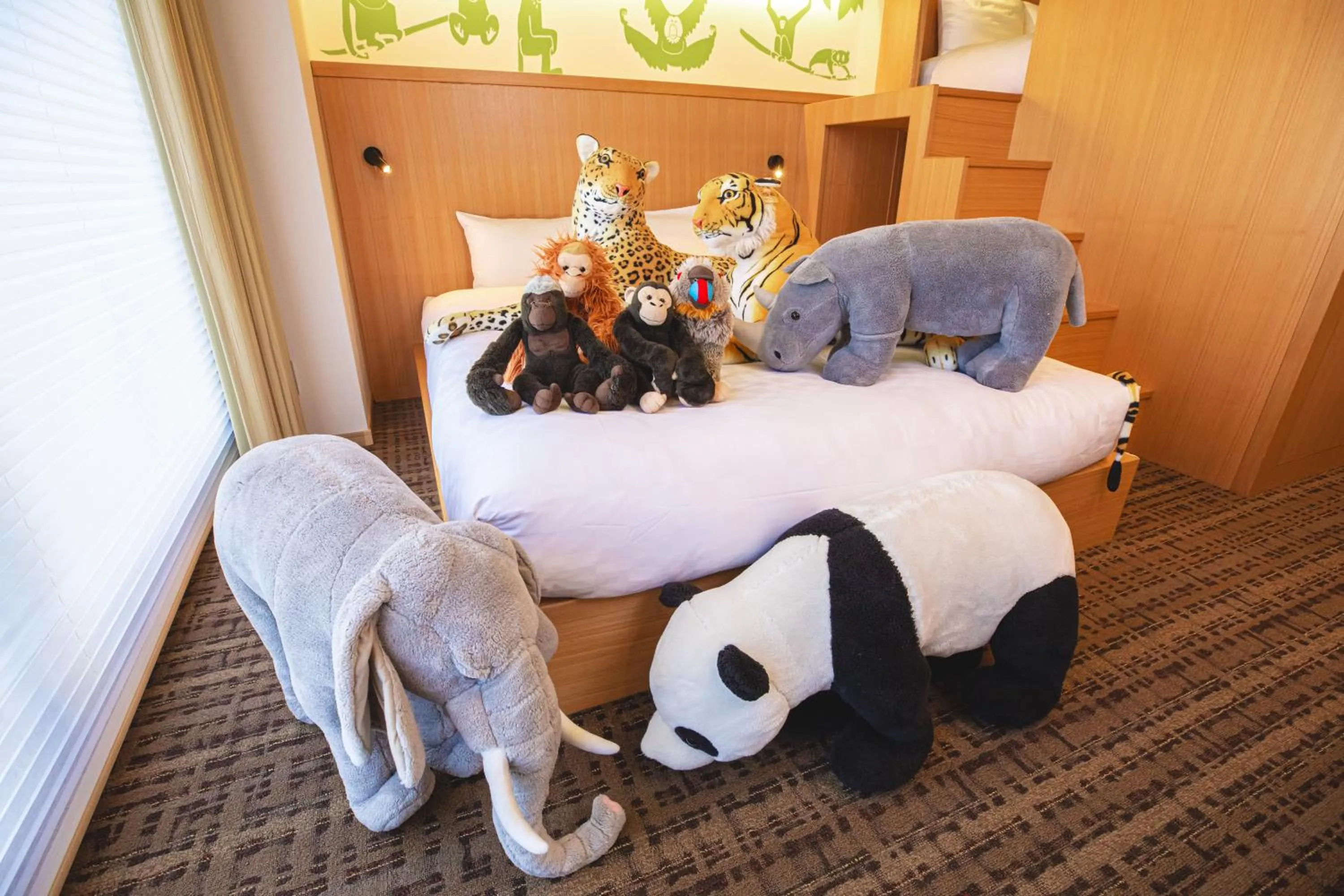 Photo of the whole room, Bed in GOLD STAY Nagoya Osu