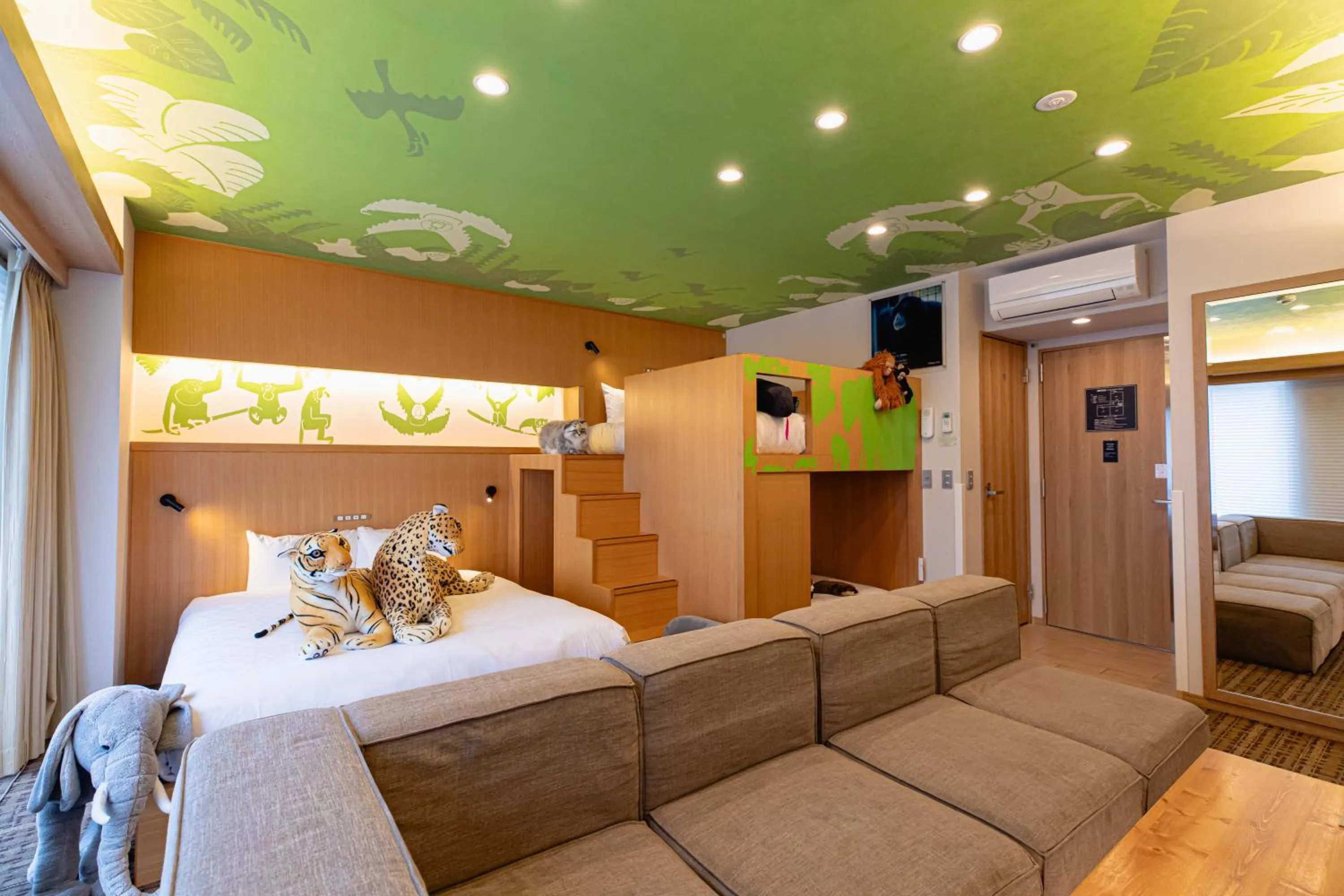 Bed in GOLD STAY Nagoya Osu