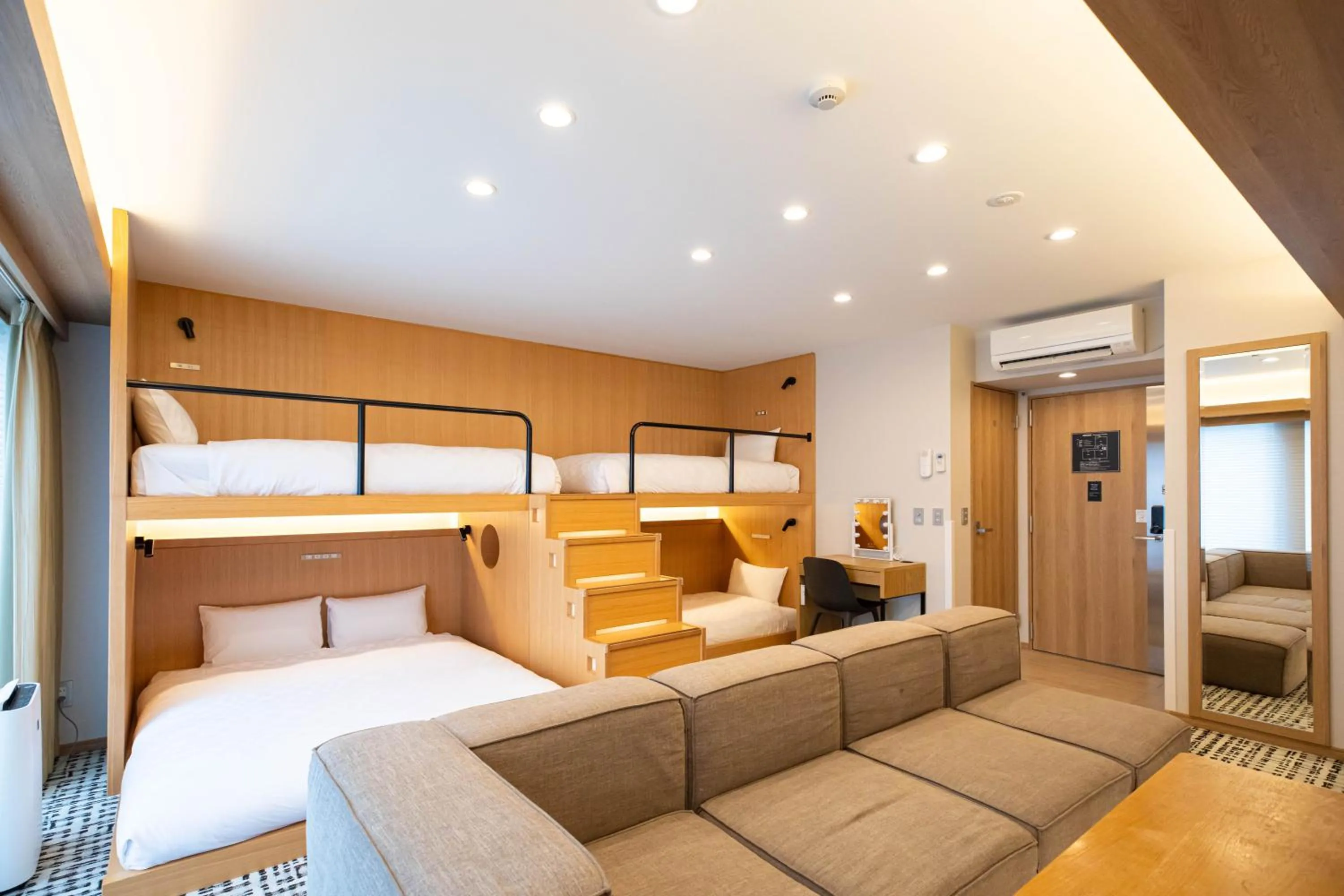 Photo of the whole room, Bed in GOLD STAY Nagoya Osu