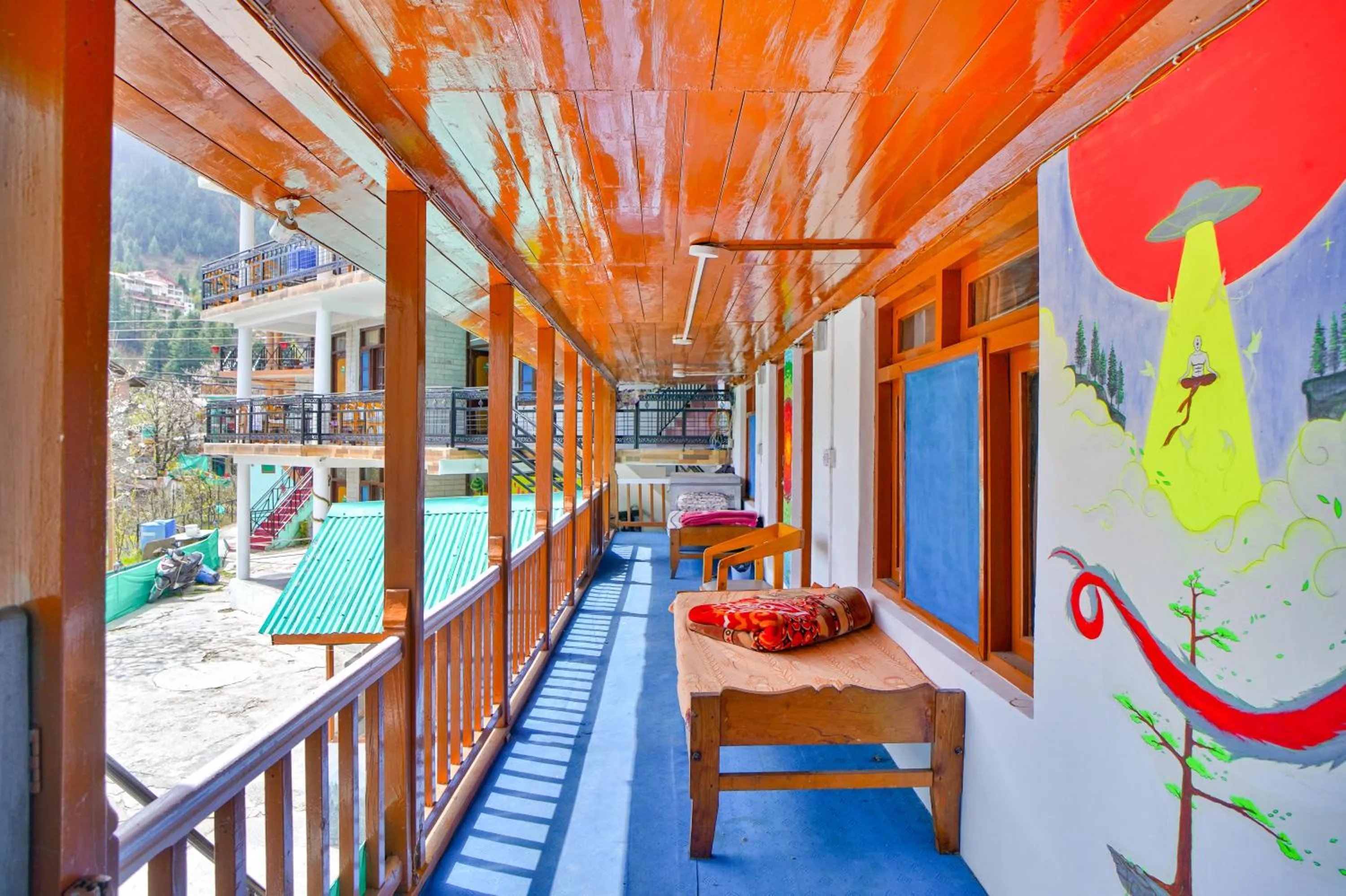 Balcony/Terrace in Jungle by sturmfrei Manali