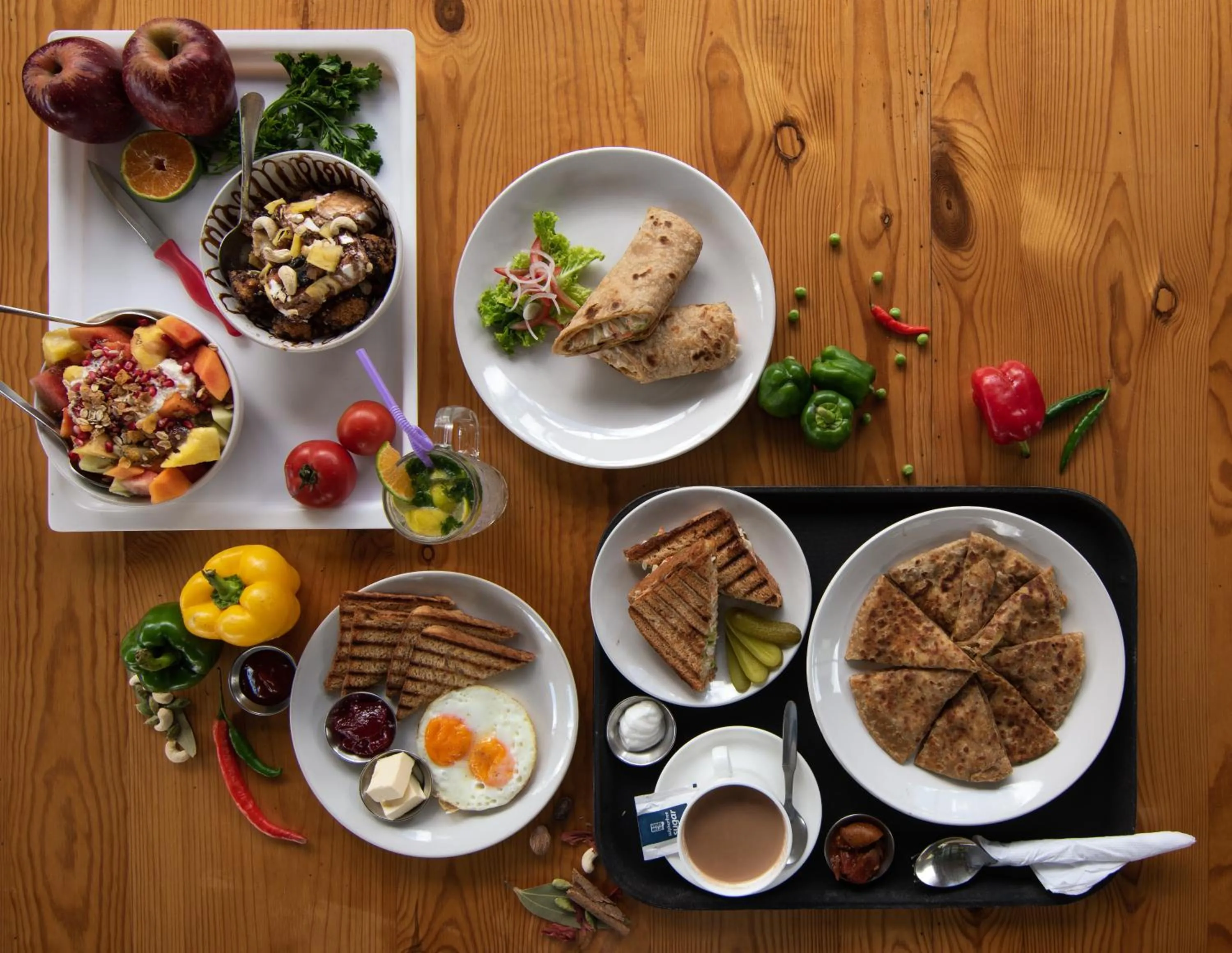 Food and drinks in Jungle by sturmfrei Manali