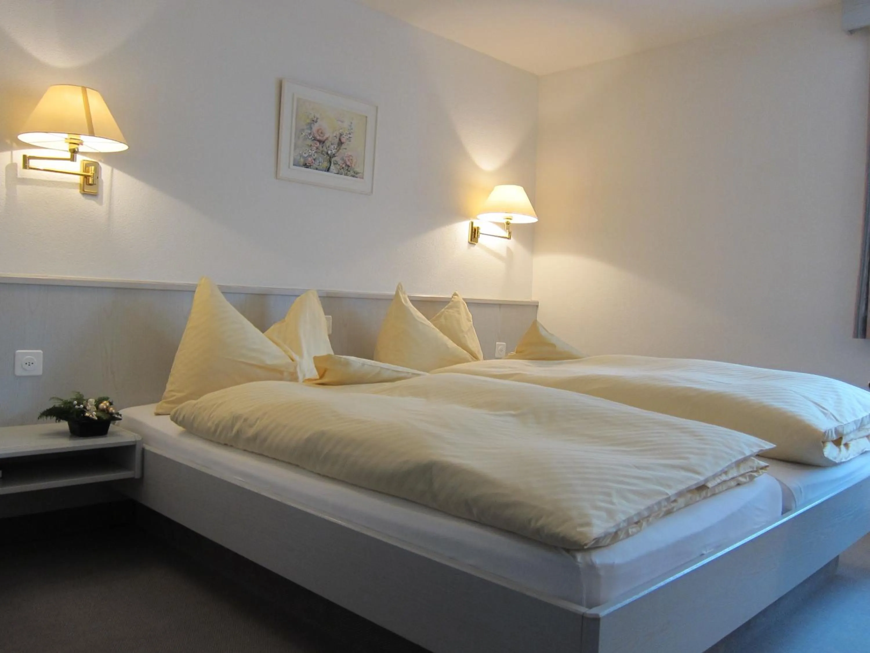 Bed in Landhotel Hirschen