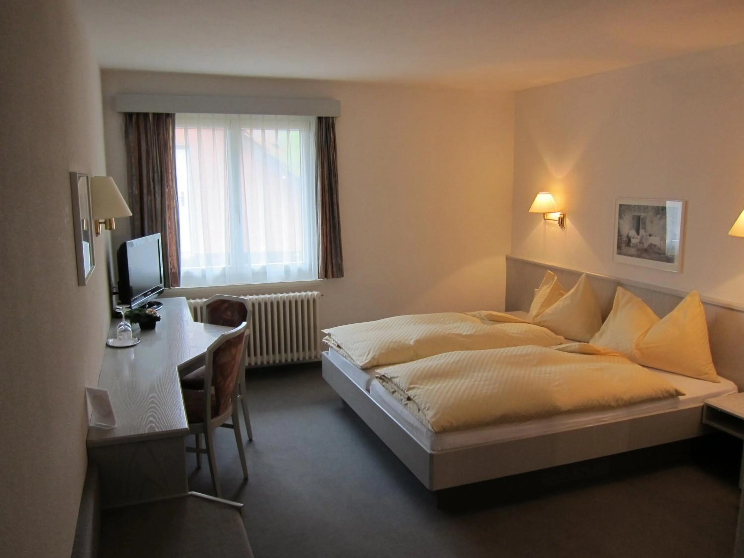 Bed in Landhotel Hirschen