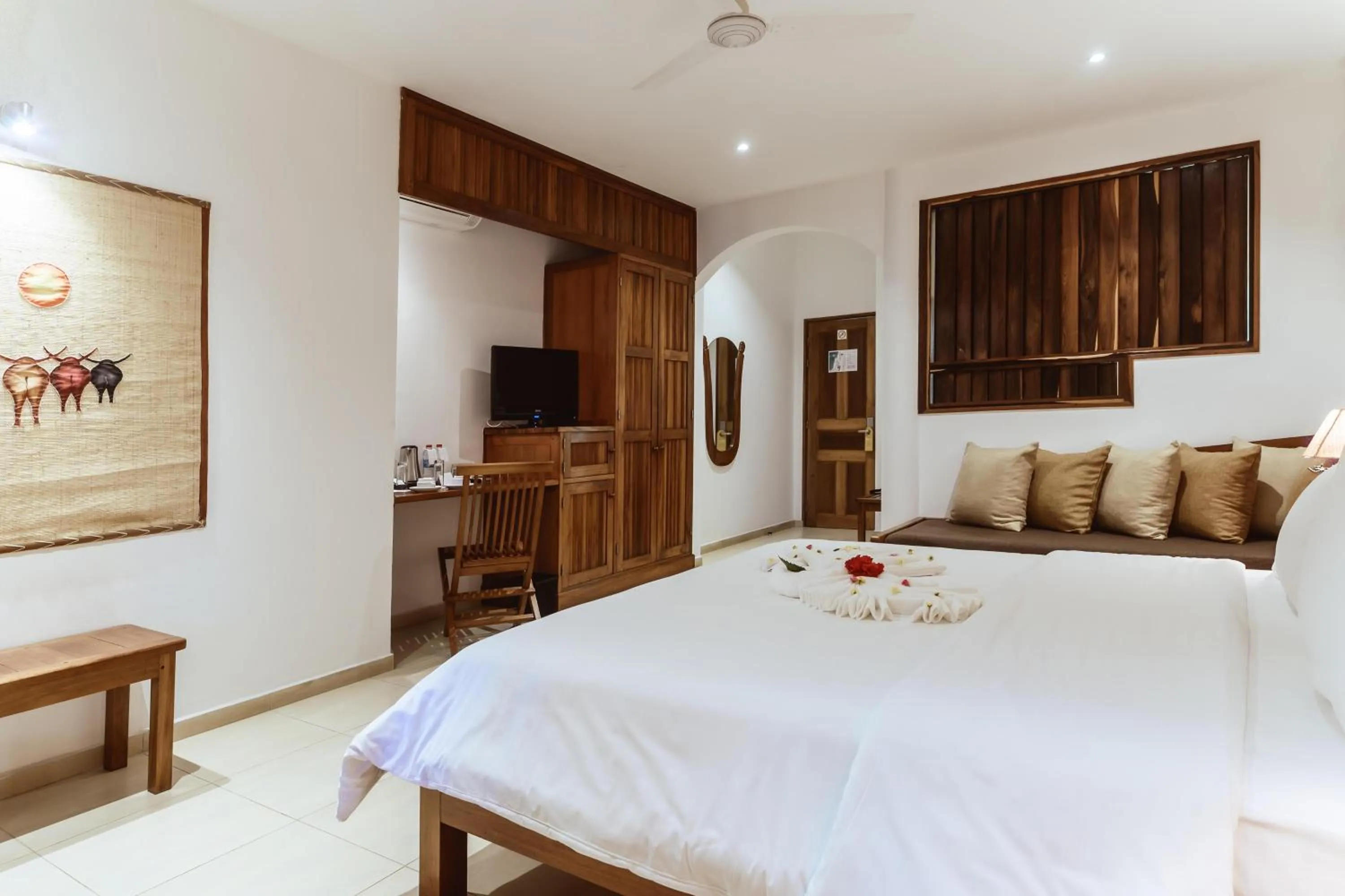 Bed in Vanila Hotel & Spa