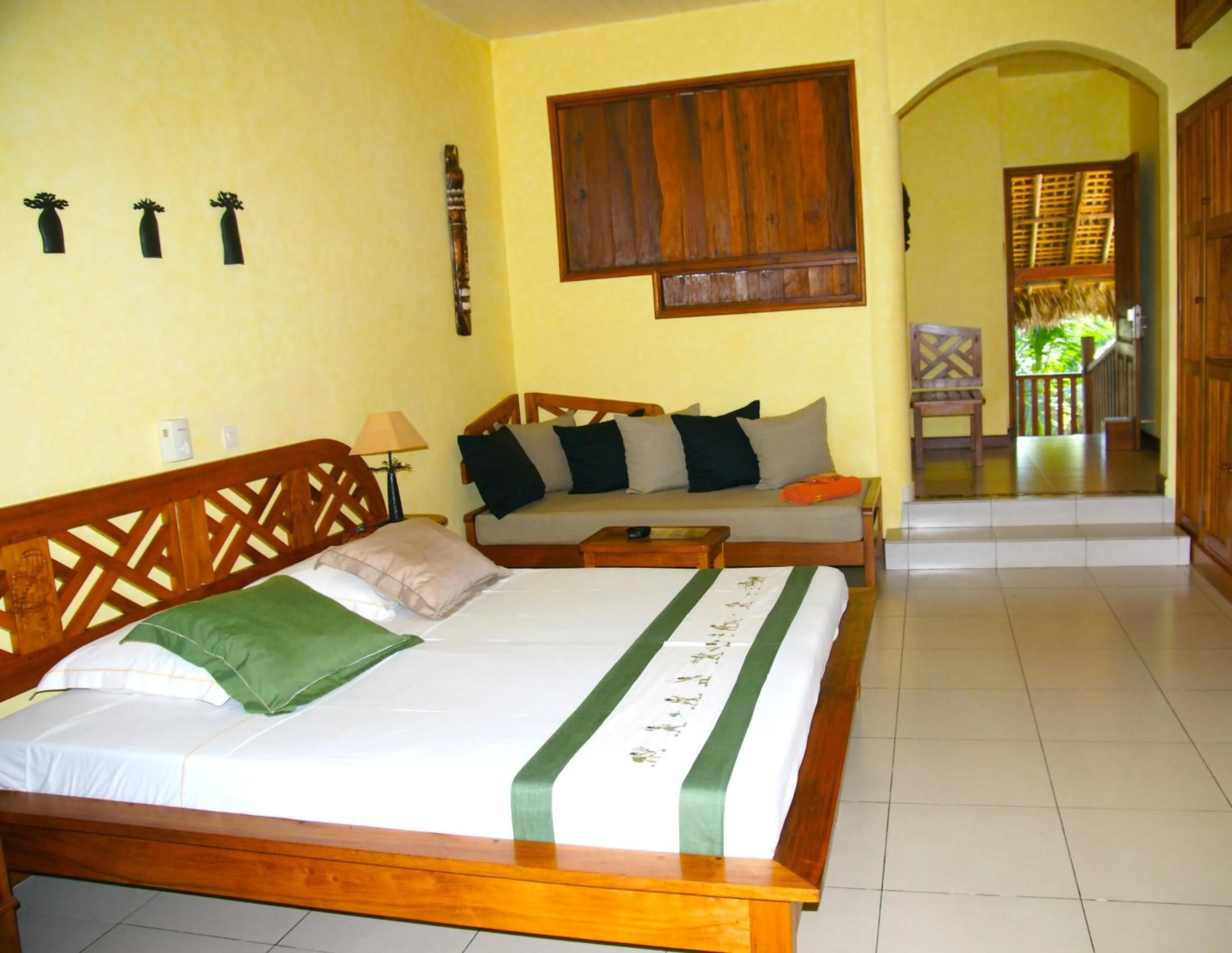 Bed in Vanila Hotel & Spa