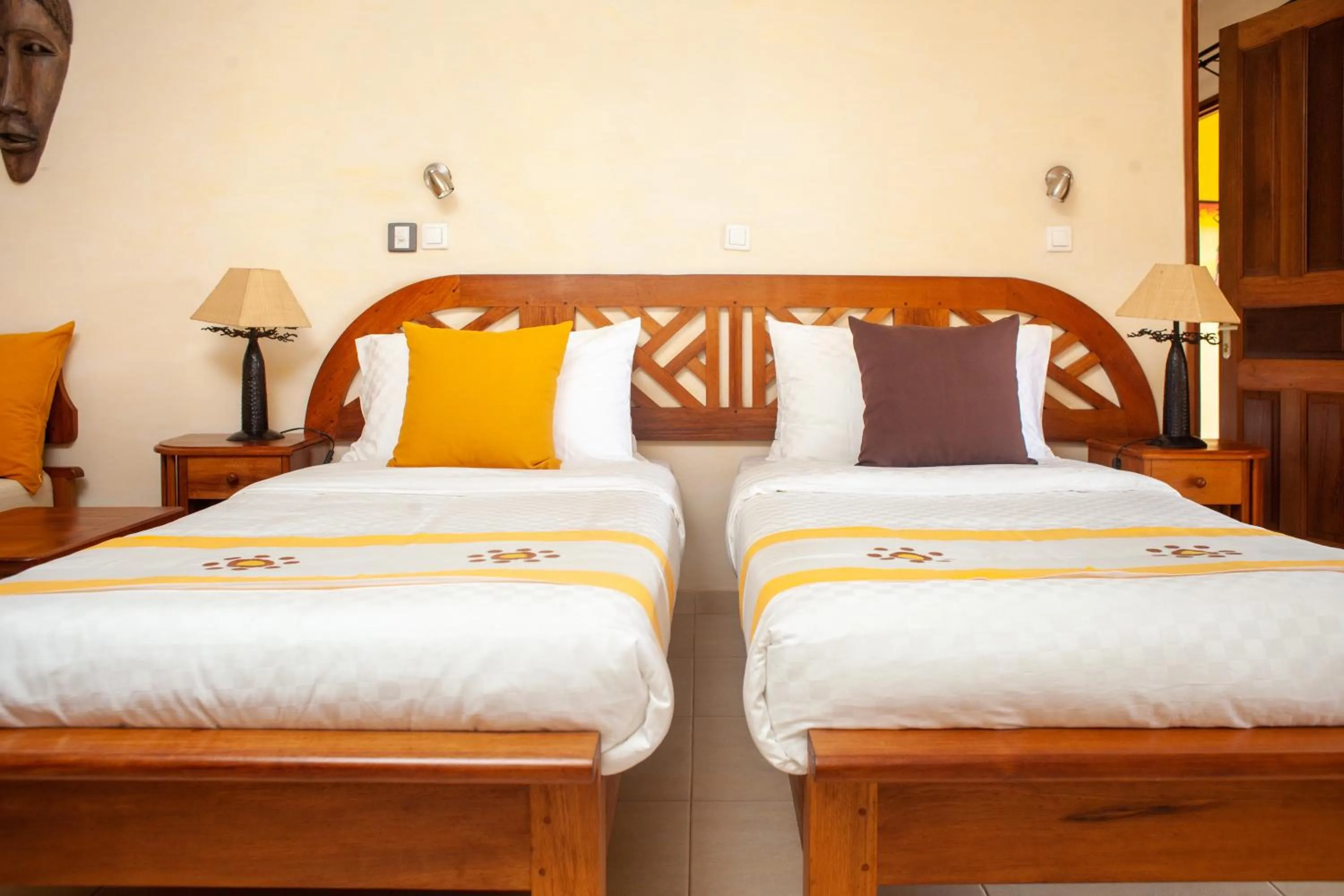 Bed in Vanila Hotel & Spa