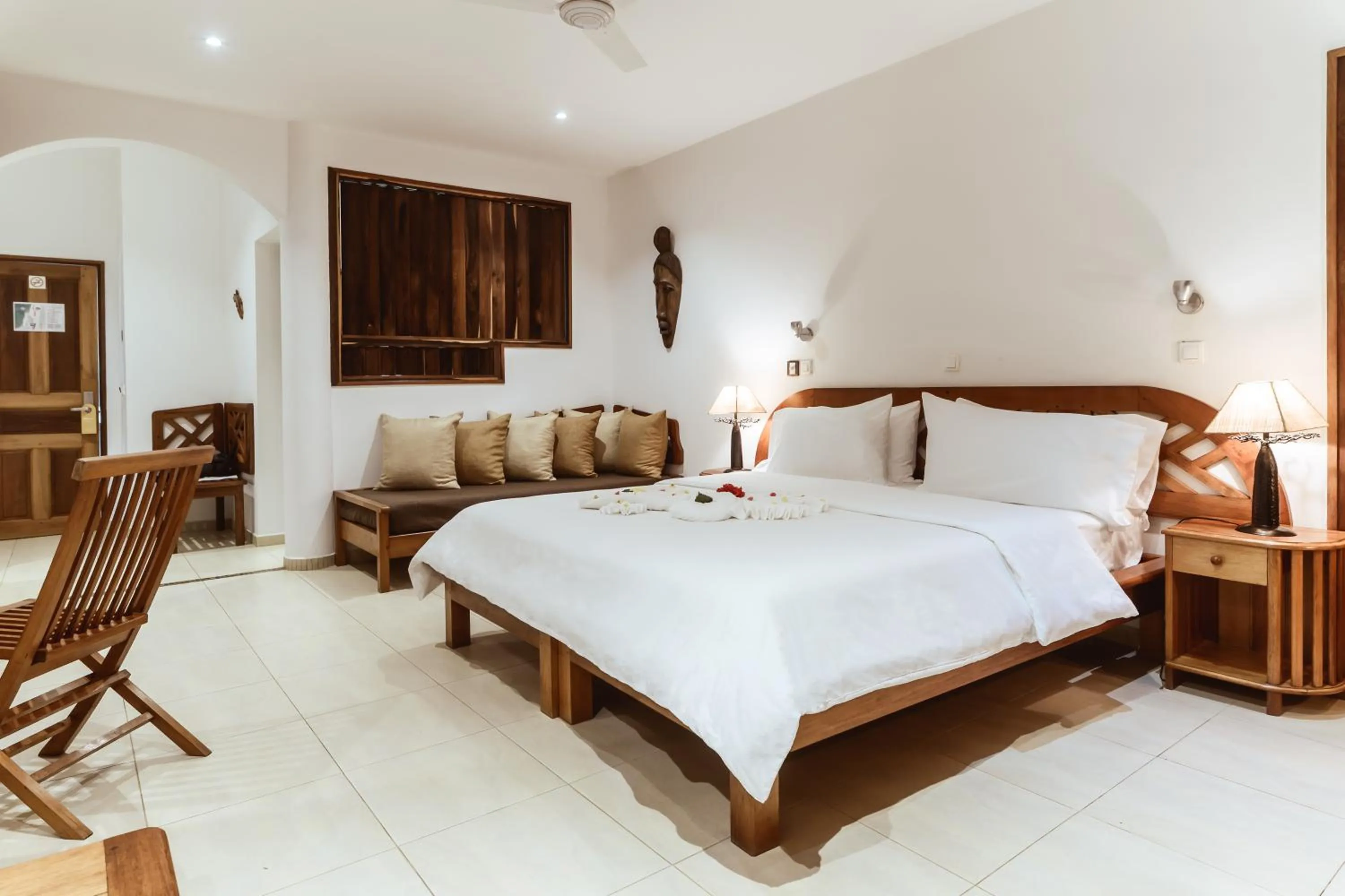 Bed in Vanila Hotel & Spa