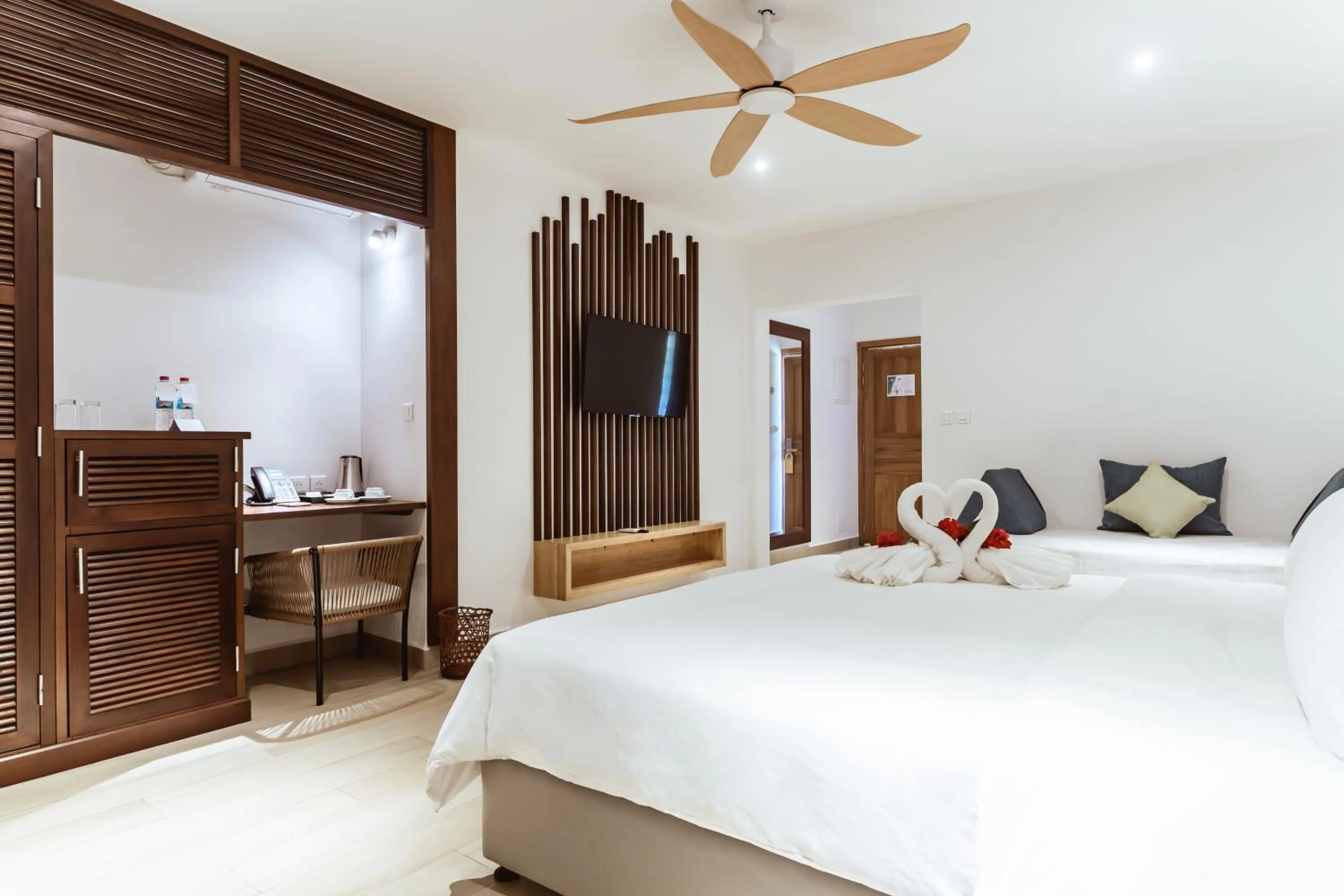 Bed in Vanila Hotel & Spa