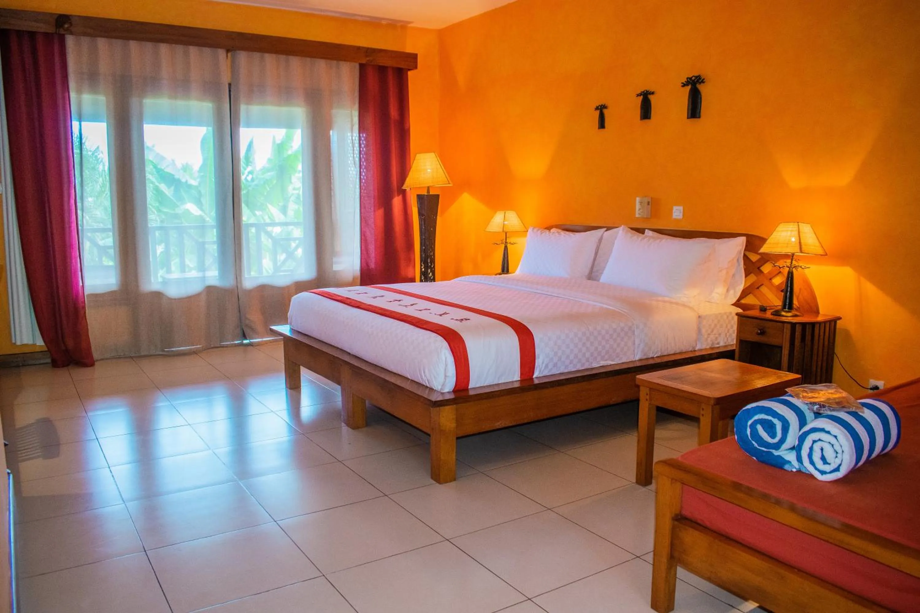 Bed in Vanila Hotel & Spa