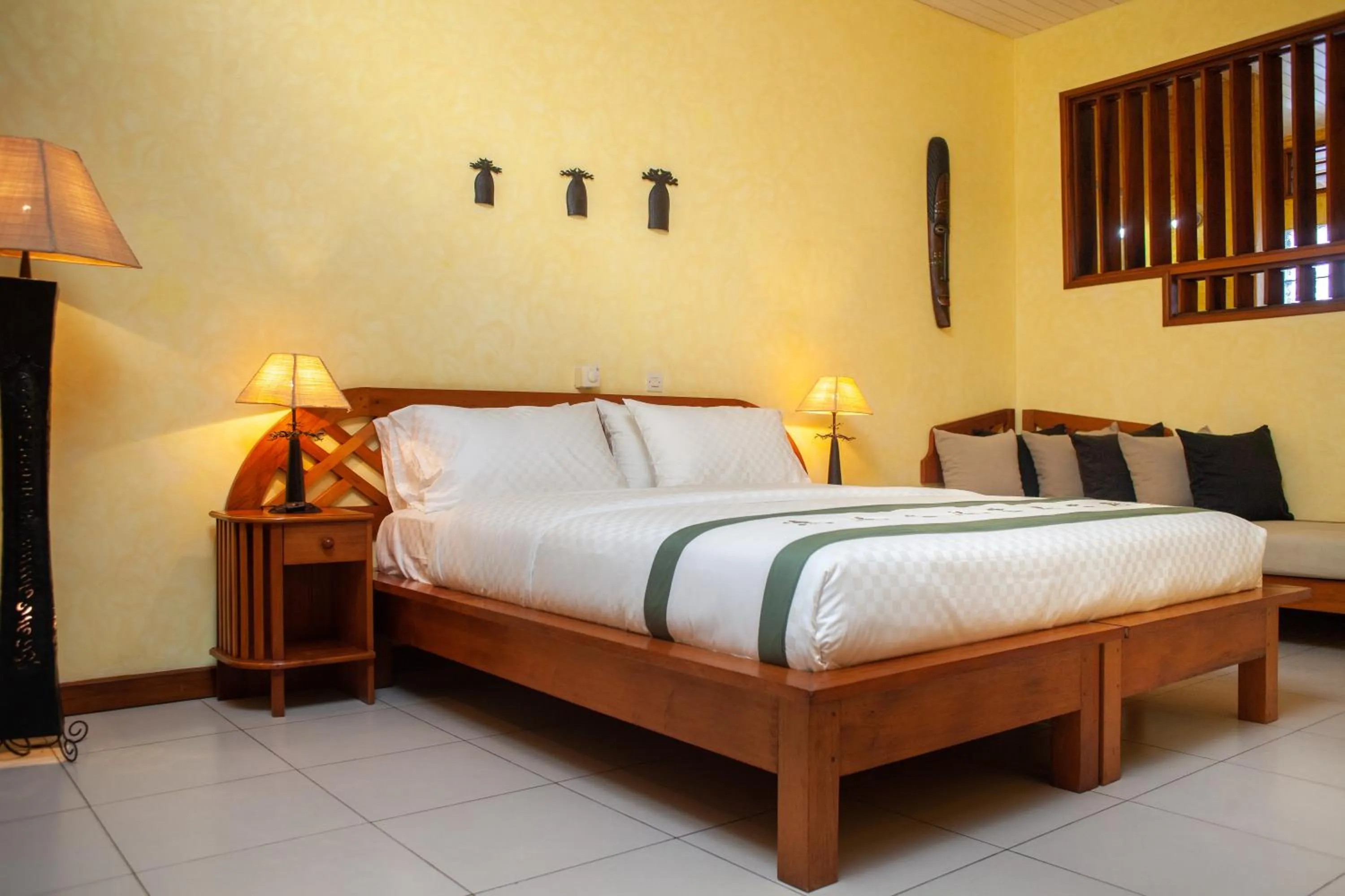 Bed in Vanila Hotel & Spa