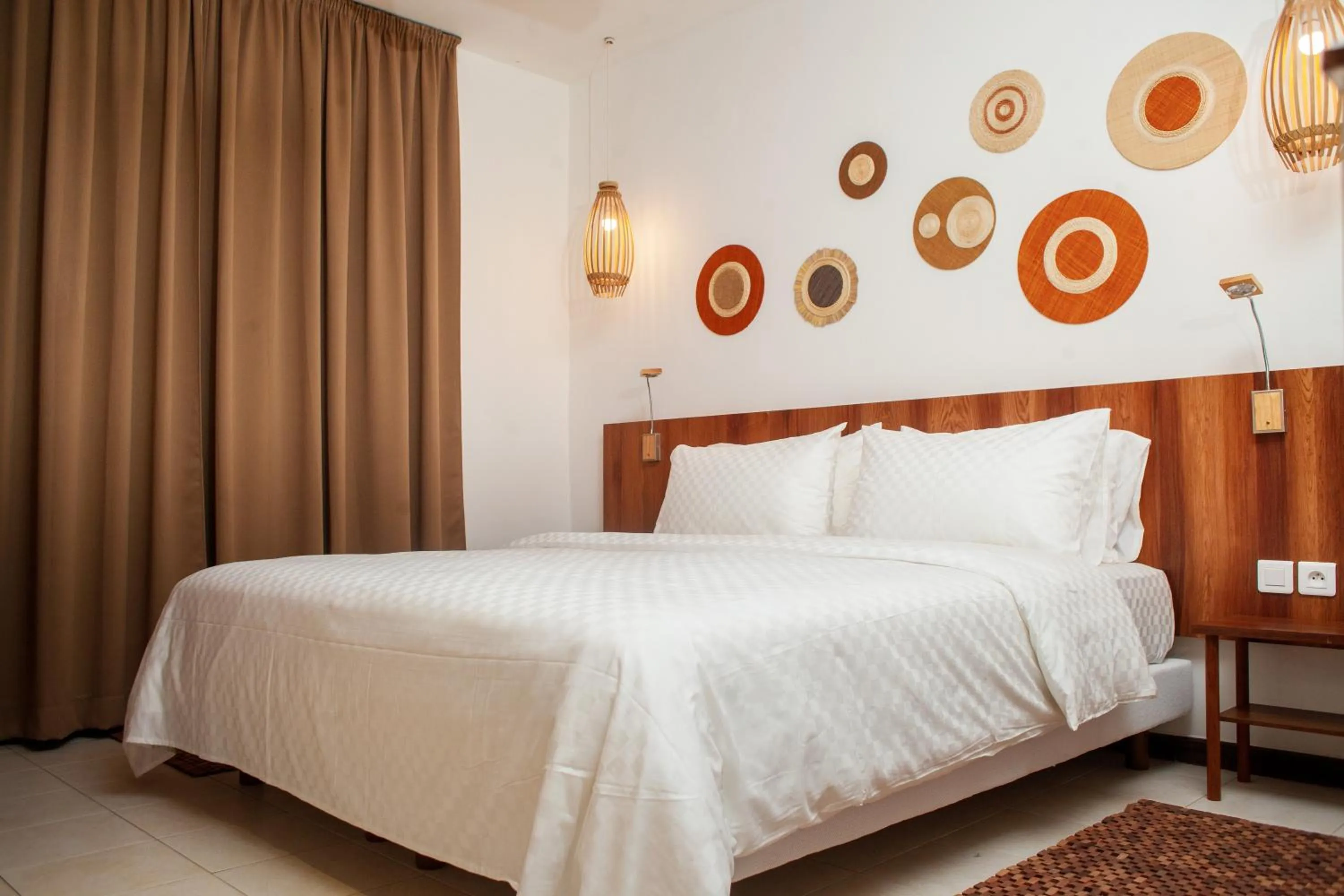 Bed in Vanila Hotel & Spa
