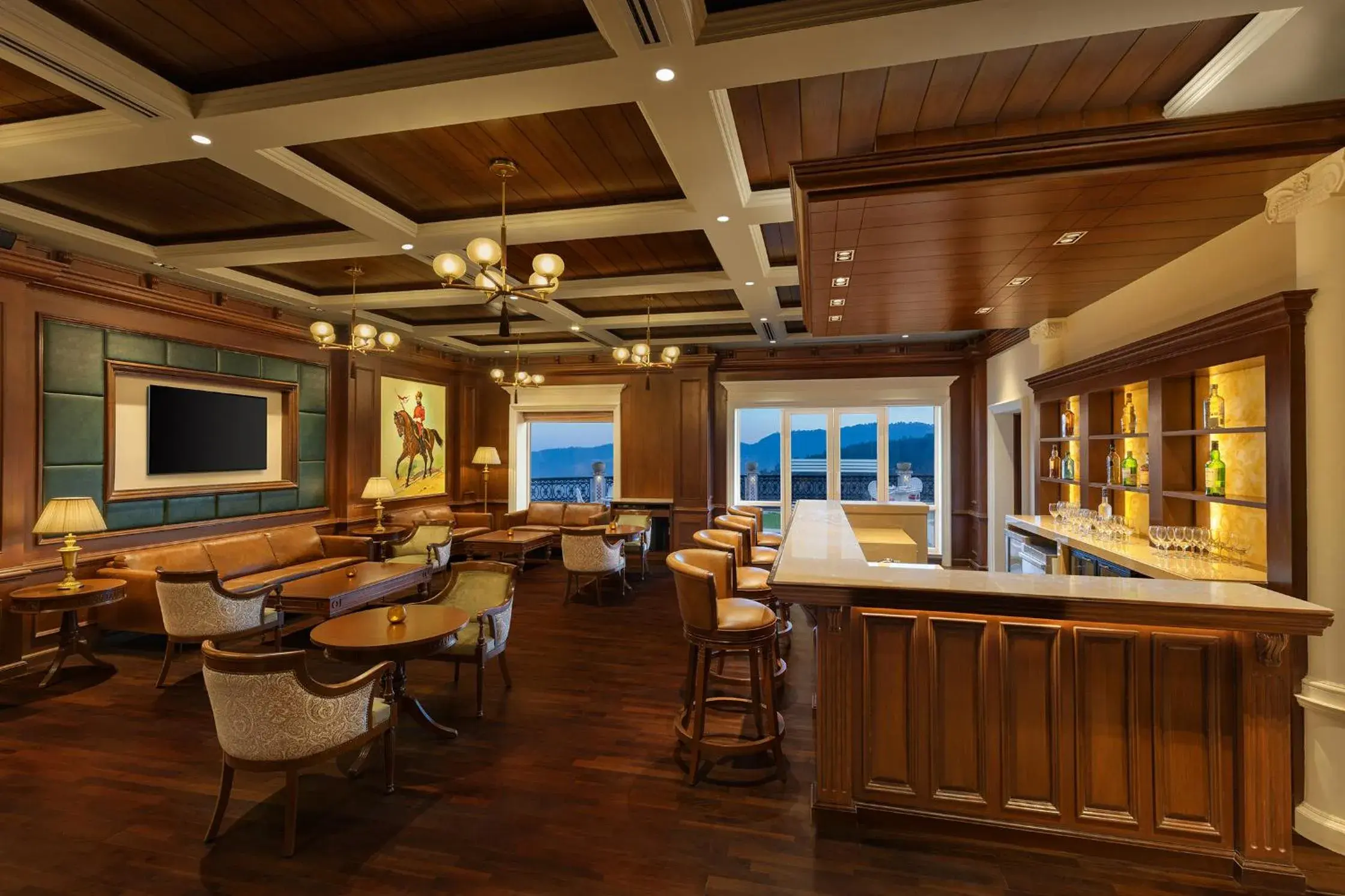 Lounge or bar in Welcomhotel by ITC Hotels, Tavleen, Chail Lounge or bar in Welcomhotel by ITC Hotels, Tavleen, Chail