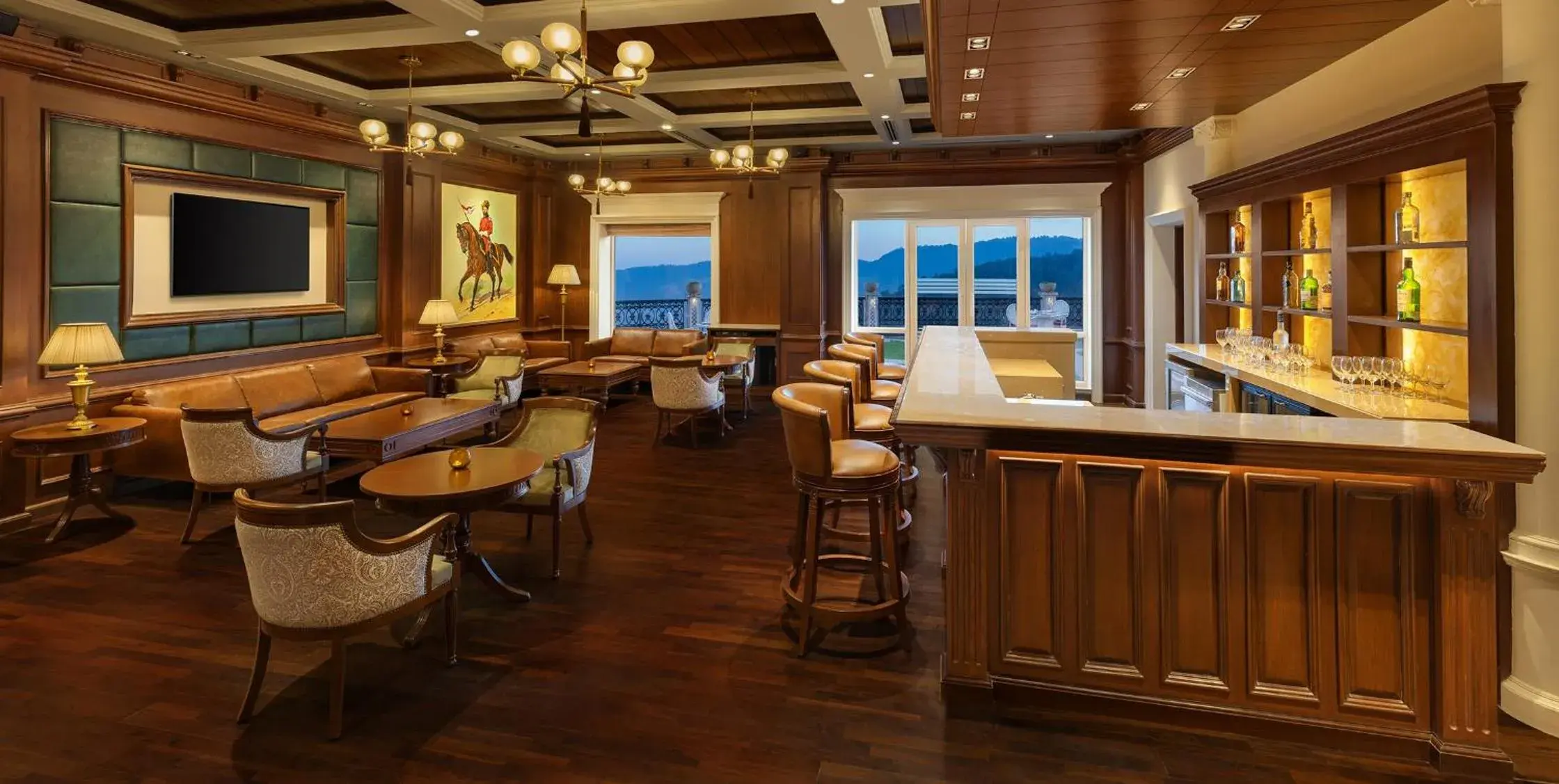 Lounge or bar in Welcomhotel by ITC Hotels, Tavleen, Chail Lounge or bar in Welcomhotel by ITC Hotels, Tavleen, Chail