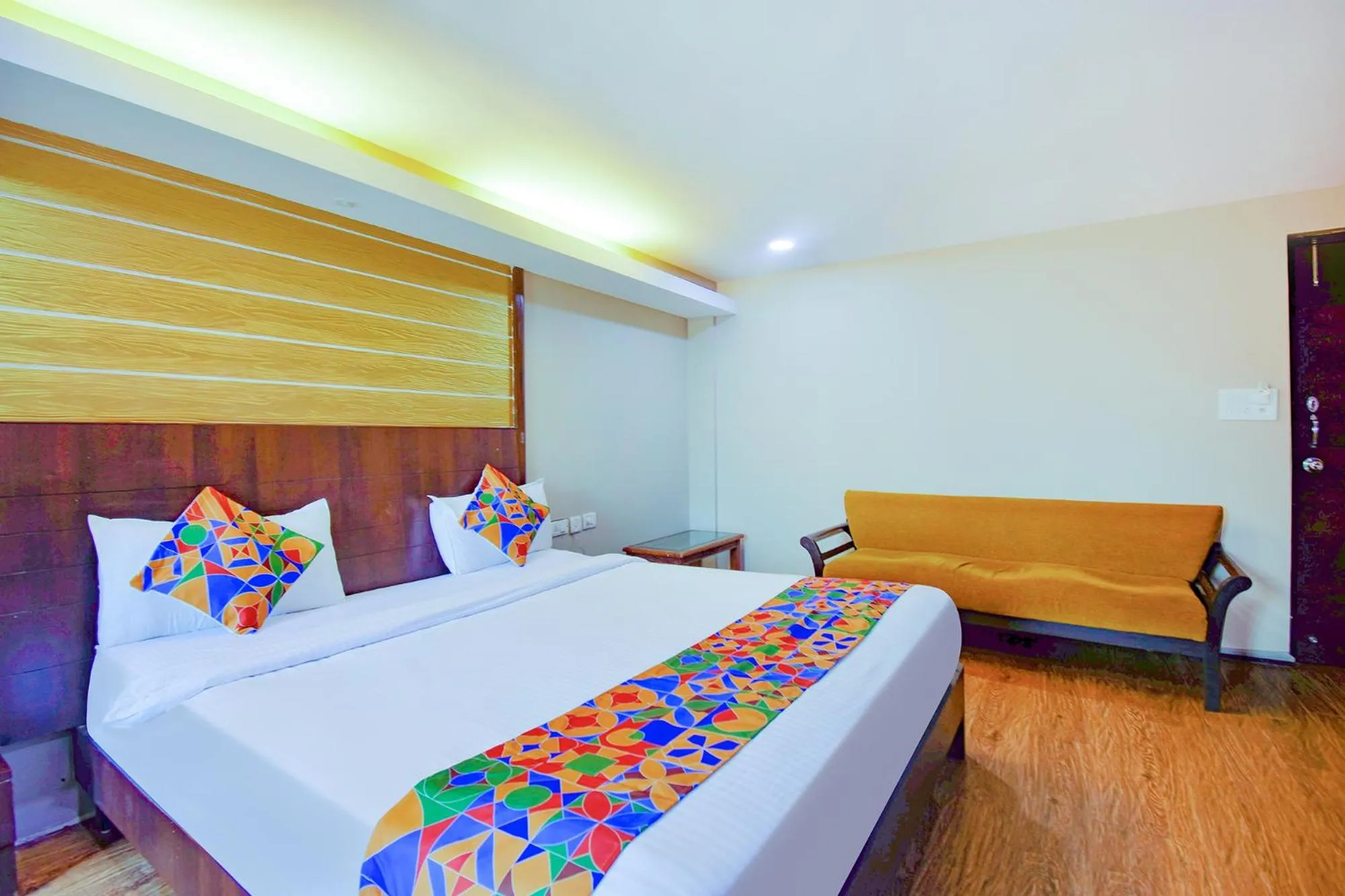 Bed in FabExpress Ocean Residency, Colva