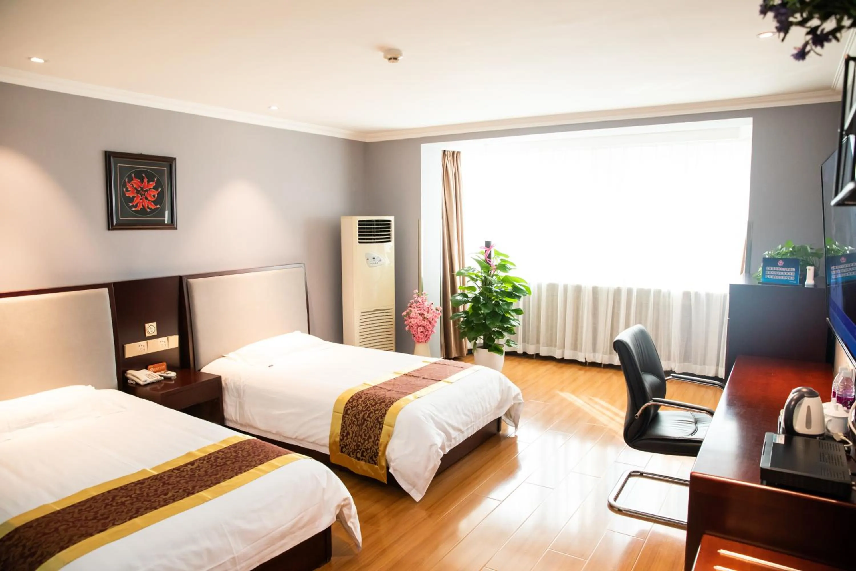 Bed in Jintai Home (Beijing North Railway Station Jiaotong University Branch)