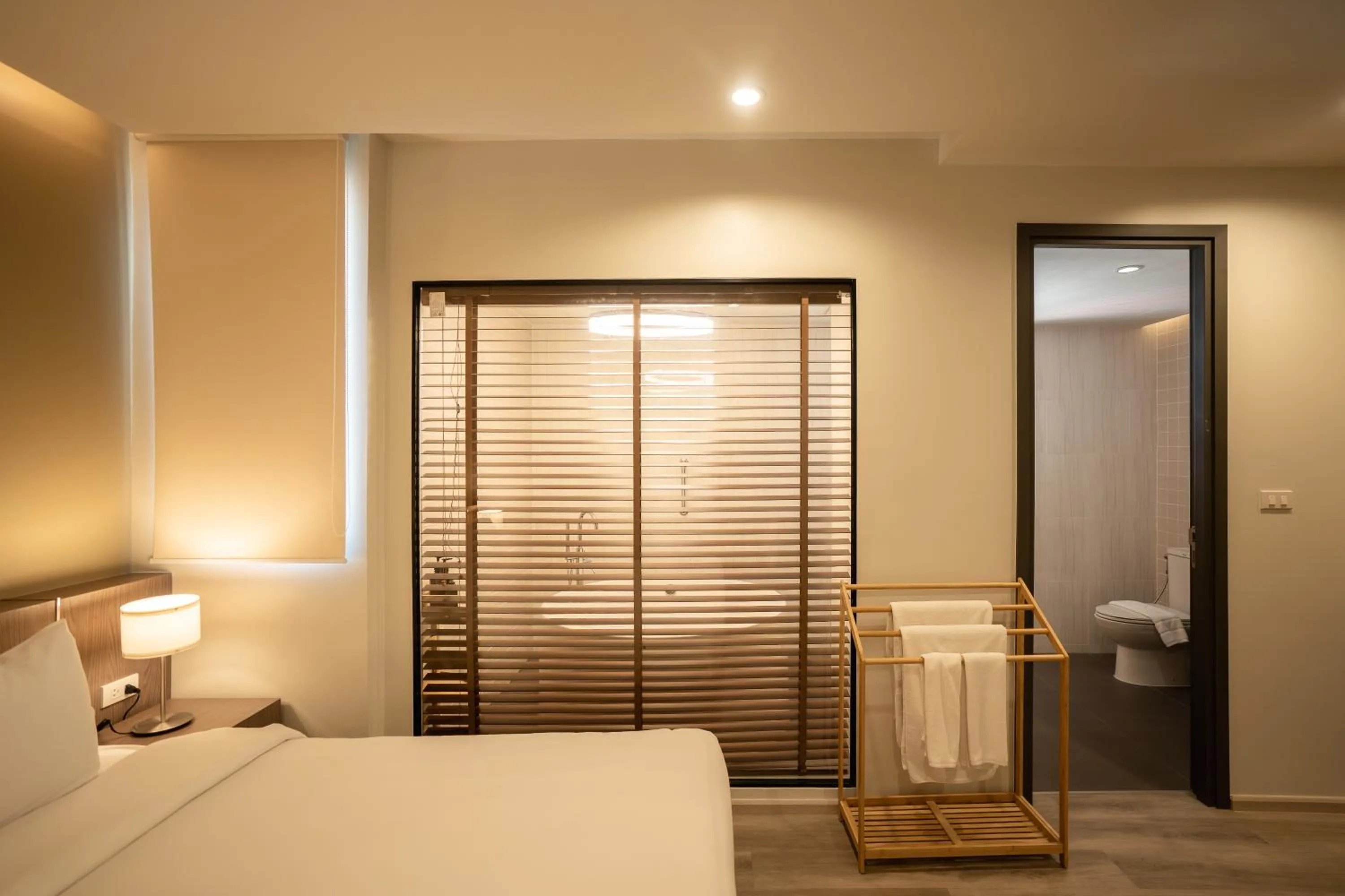 Bedroom, Bed in The Rise Suites Hotel, Chiang Mai - SHA Extra Plus