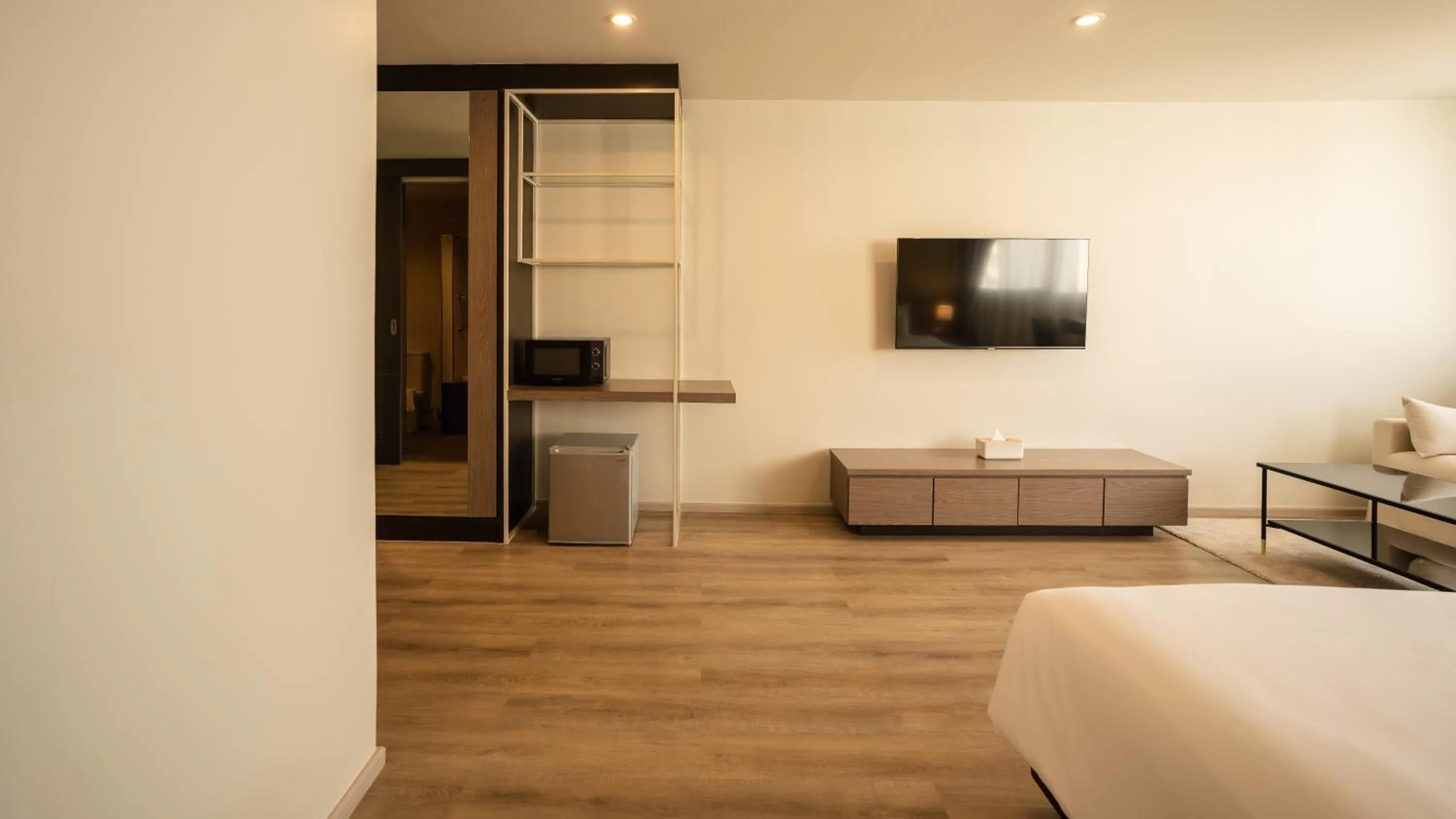 Bedroom, Bed in The Rise Suites Hotel, Chiang Mai - SHA Extra Plus