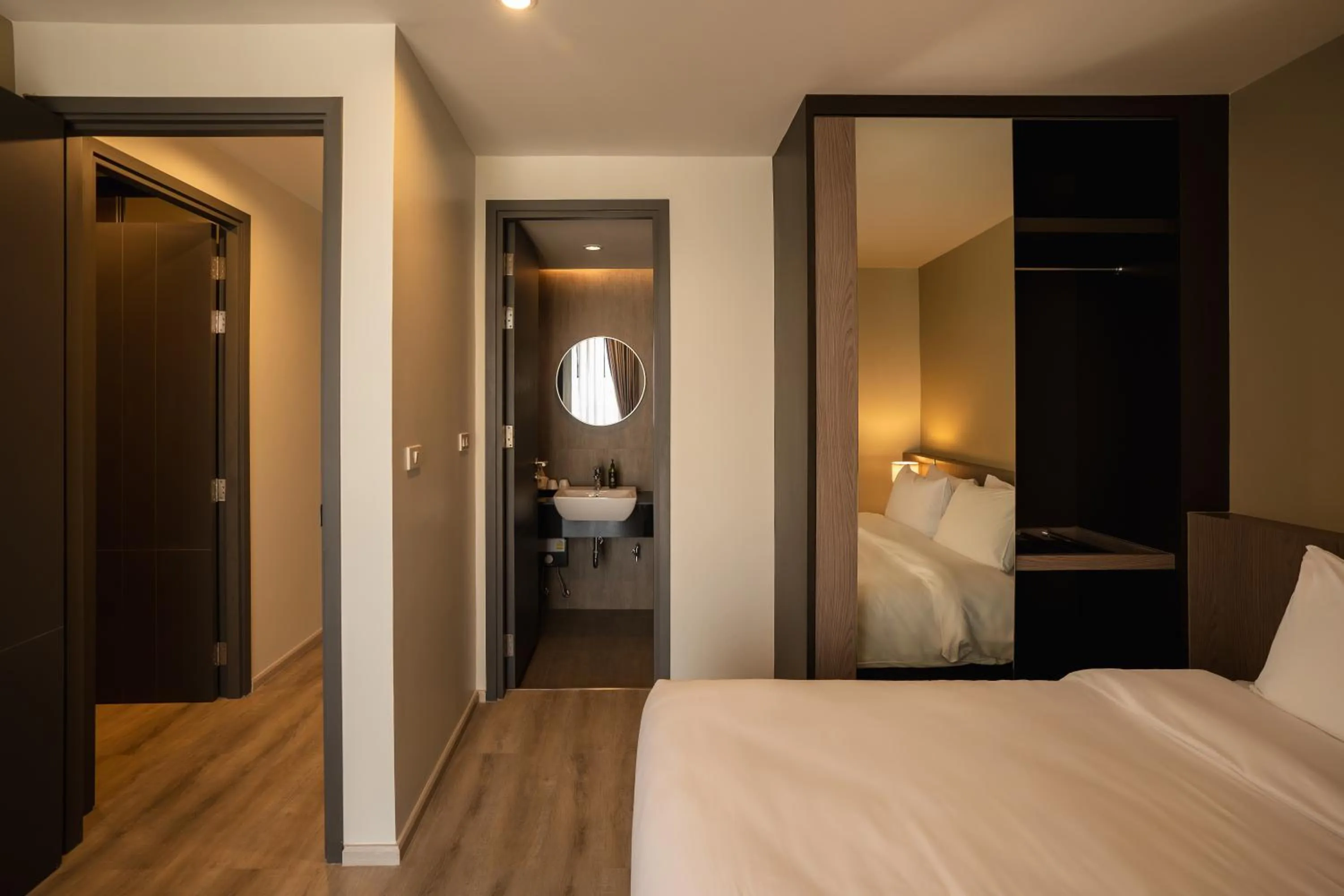 Bedroom, Bed in The Rise Suites Hotel, Chiang Mai - SHA Extra Plus