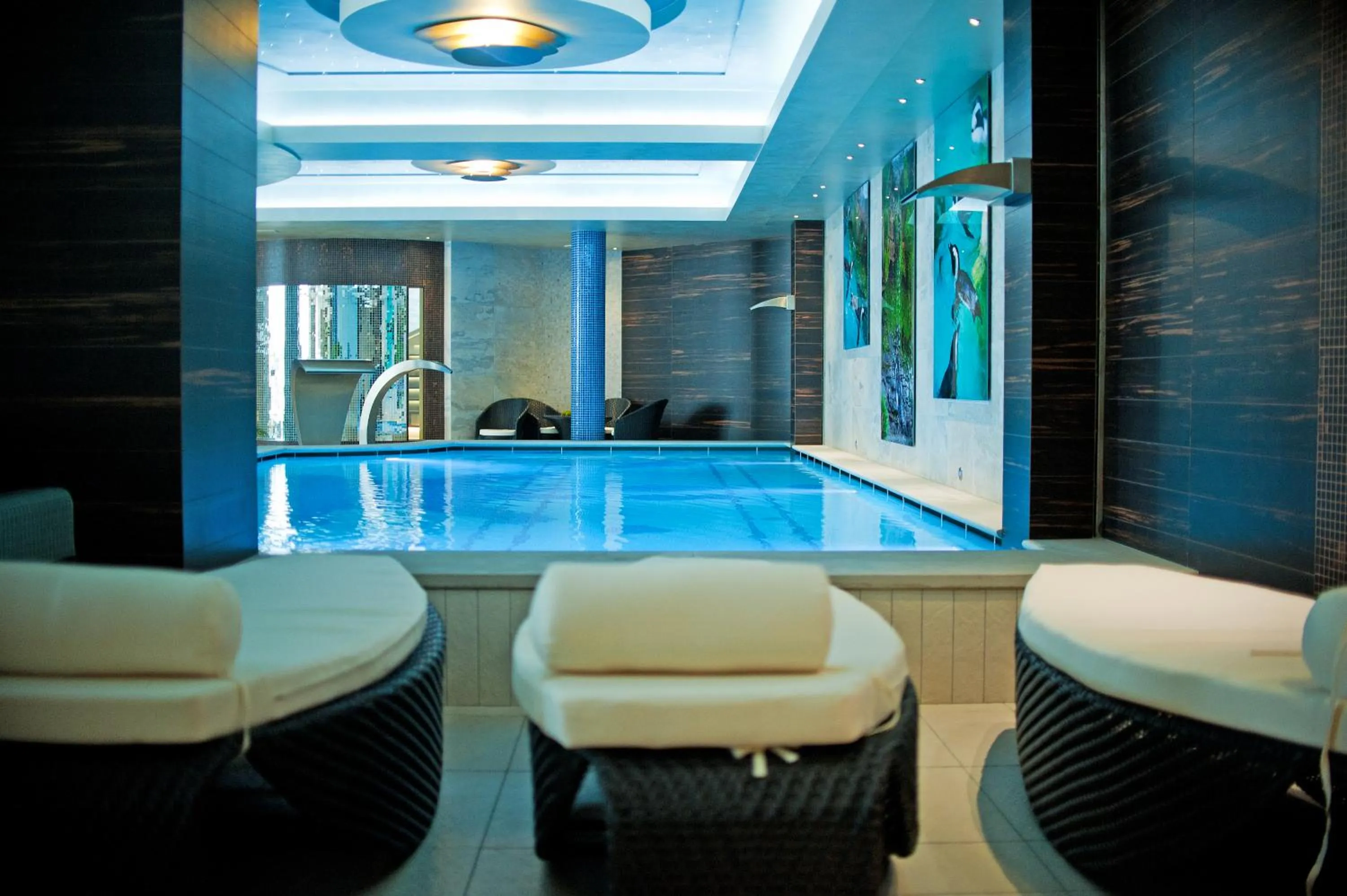 Pool view in Hotel & SPA Czarny Groń