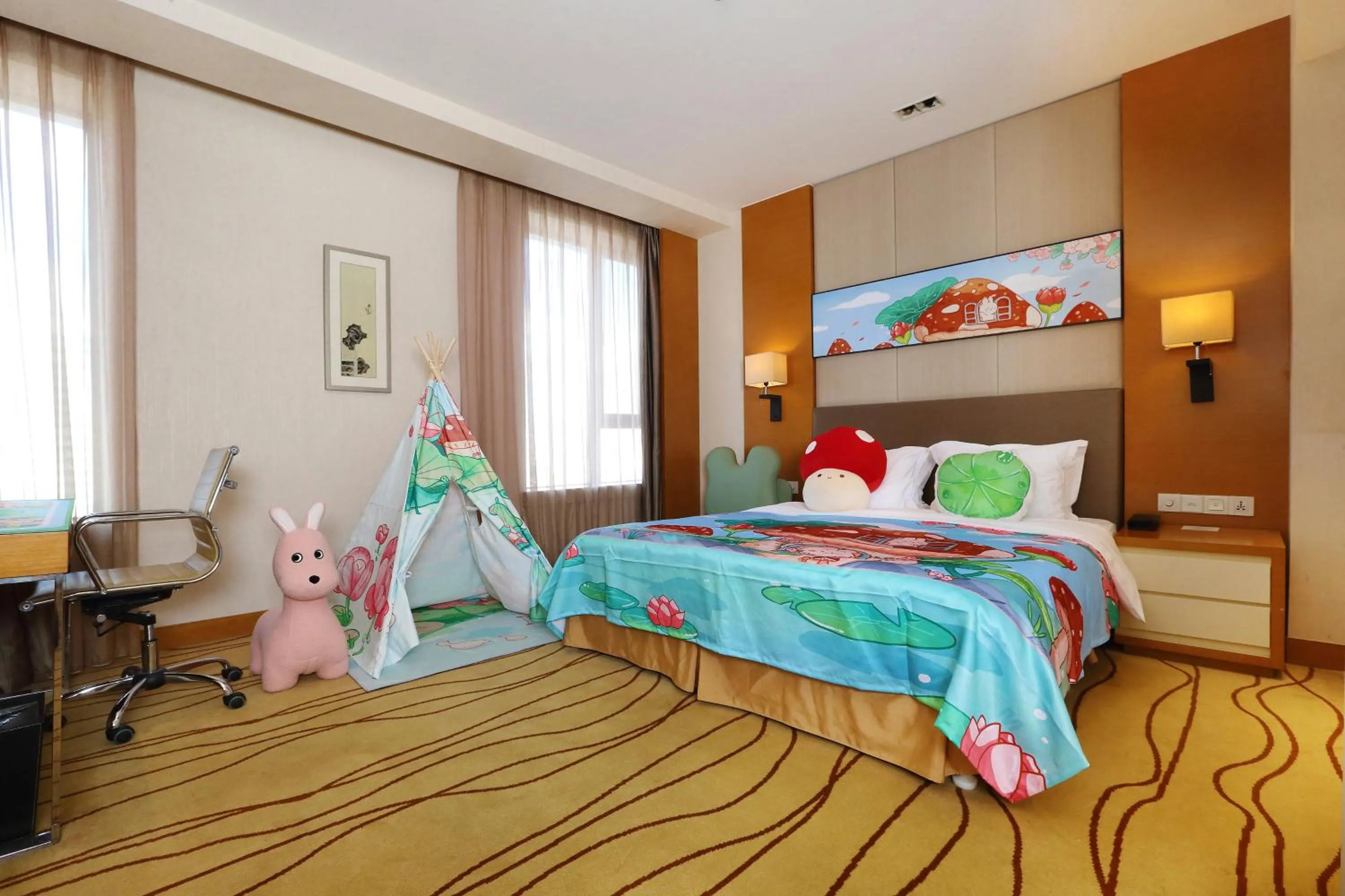 Photo of the whole room, Bed in Holiday Inn Panjin Aqua City by IHG