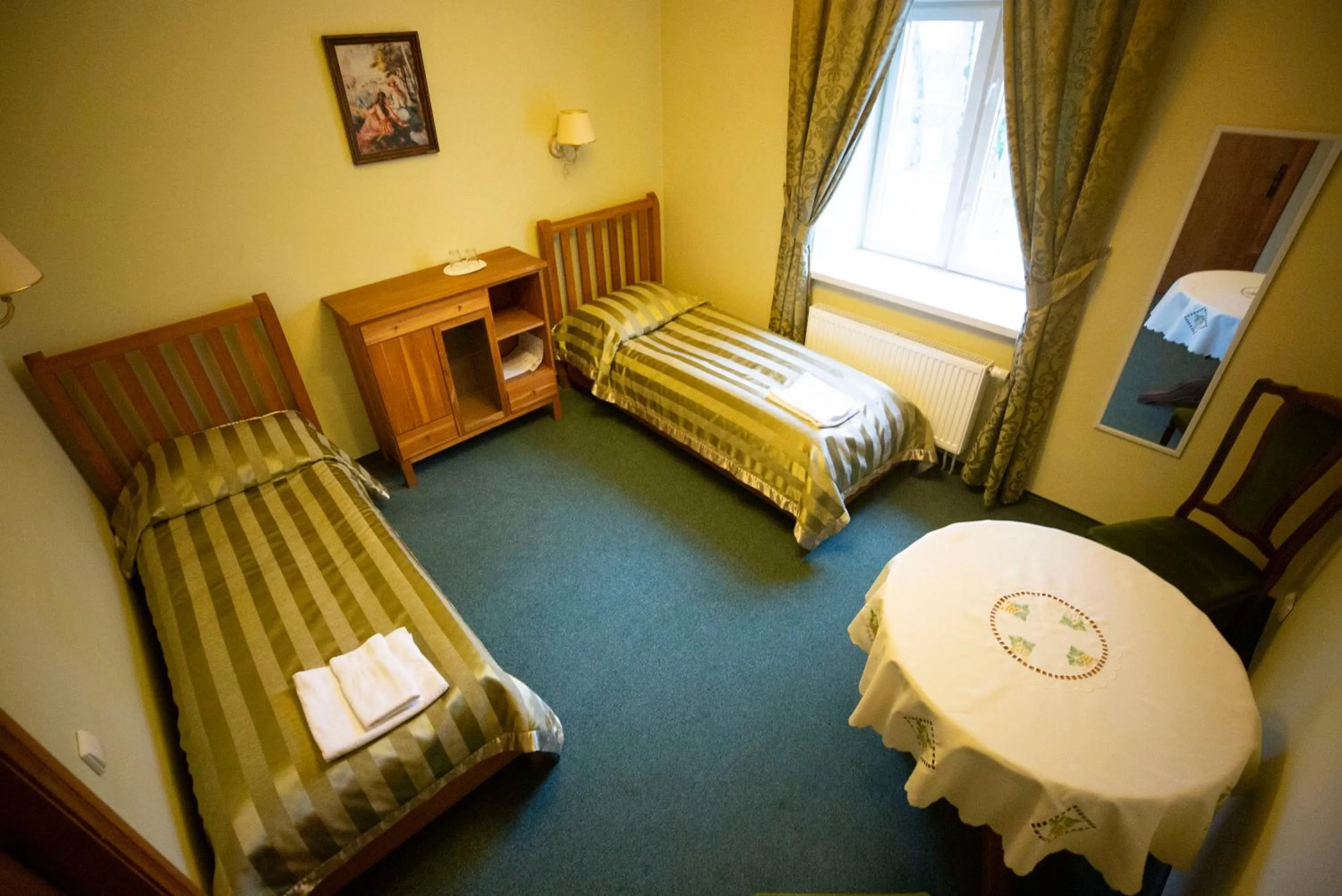 Bed in Taujėnų dvaro svečių namai