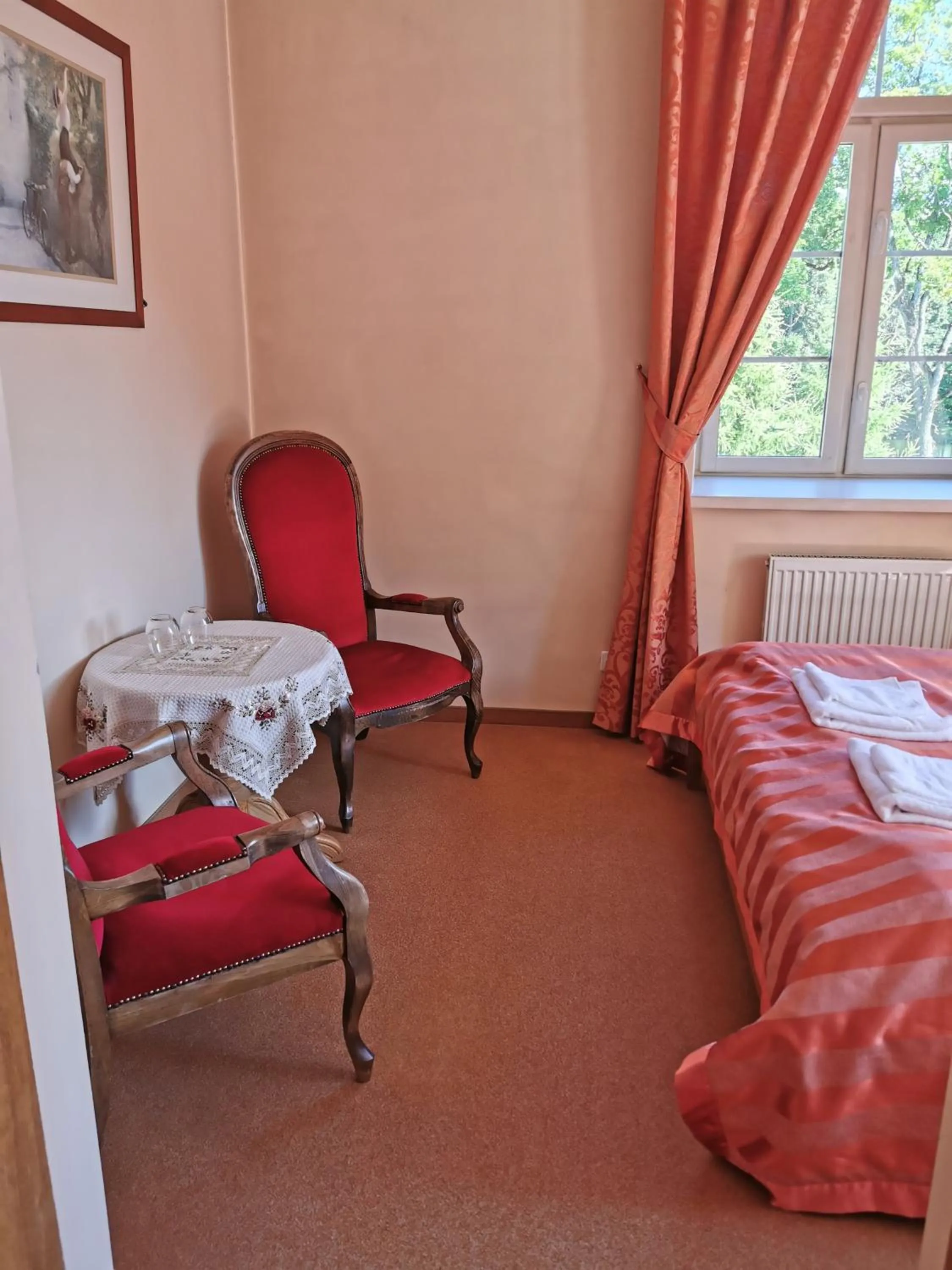 Bed in Taujėnų dvaro svečių namai