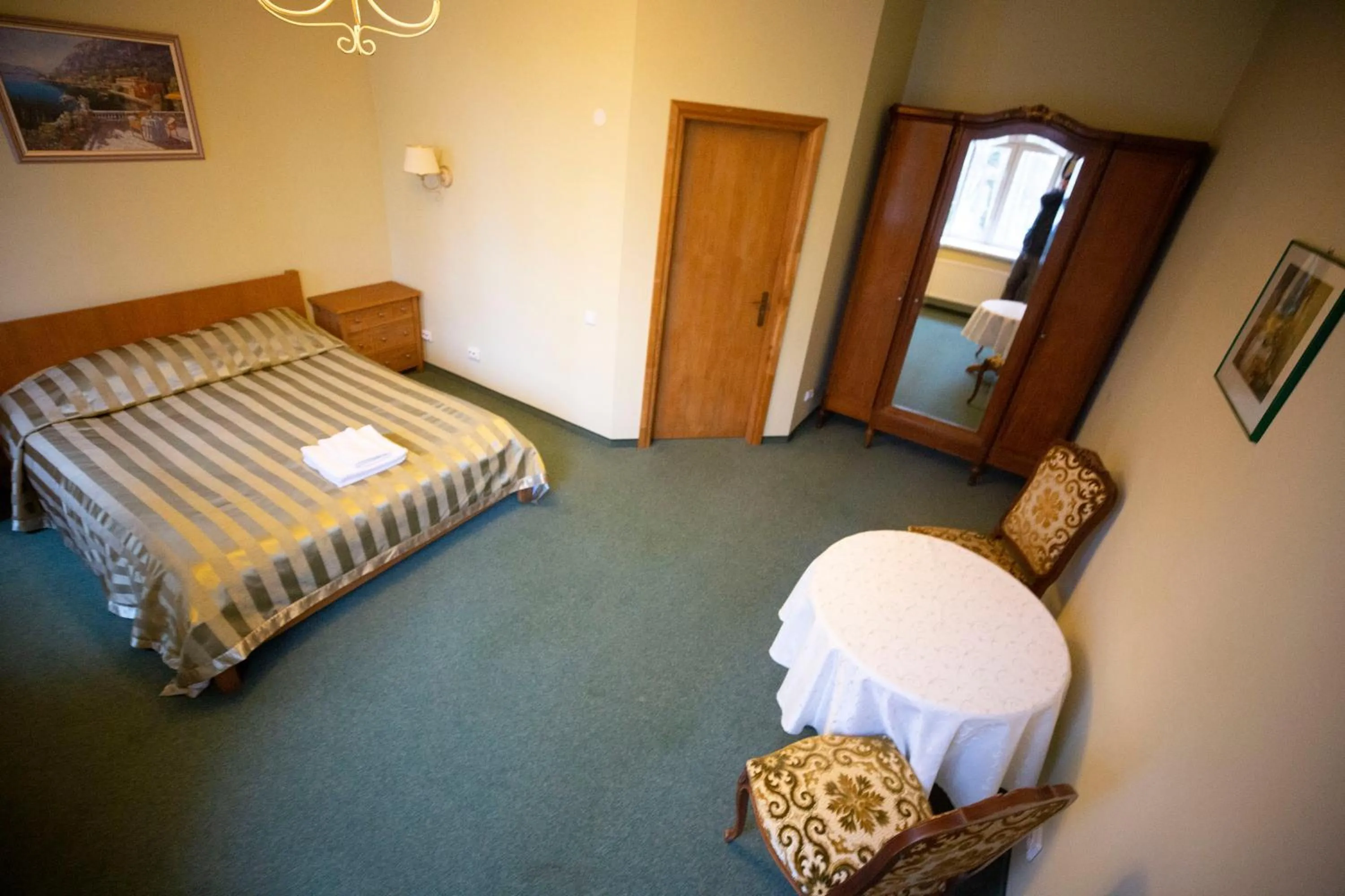 Bed in Taujėnų dvaro svečių namai