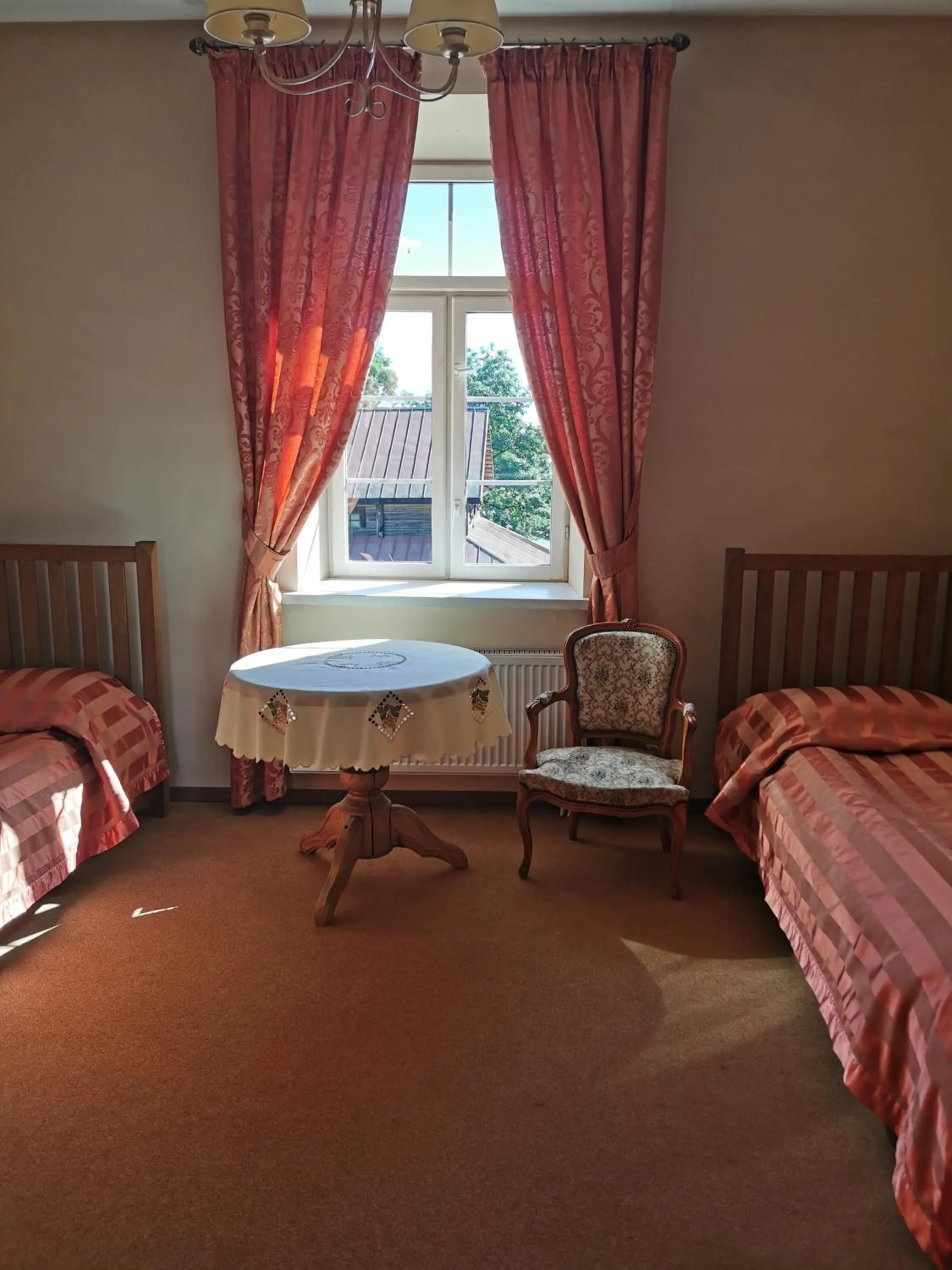 Bed in Taujėnų dvaro svečių namai