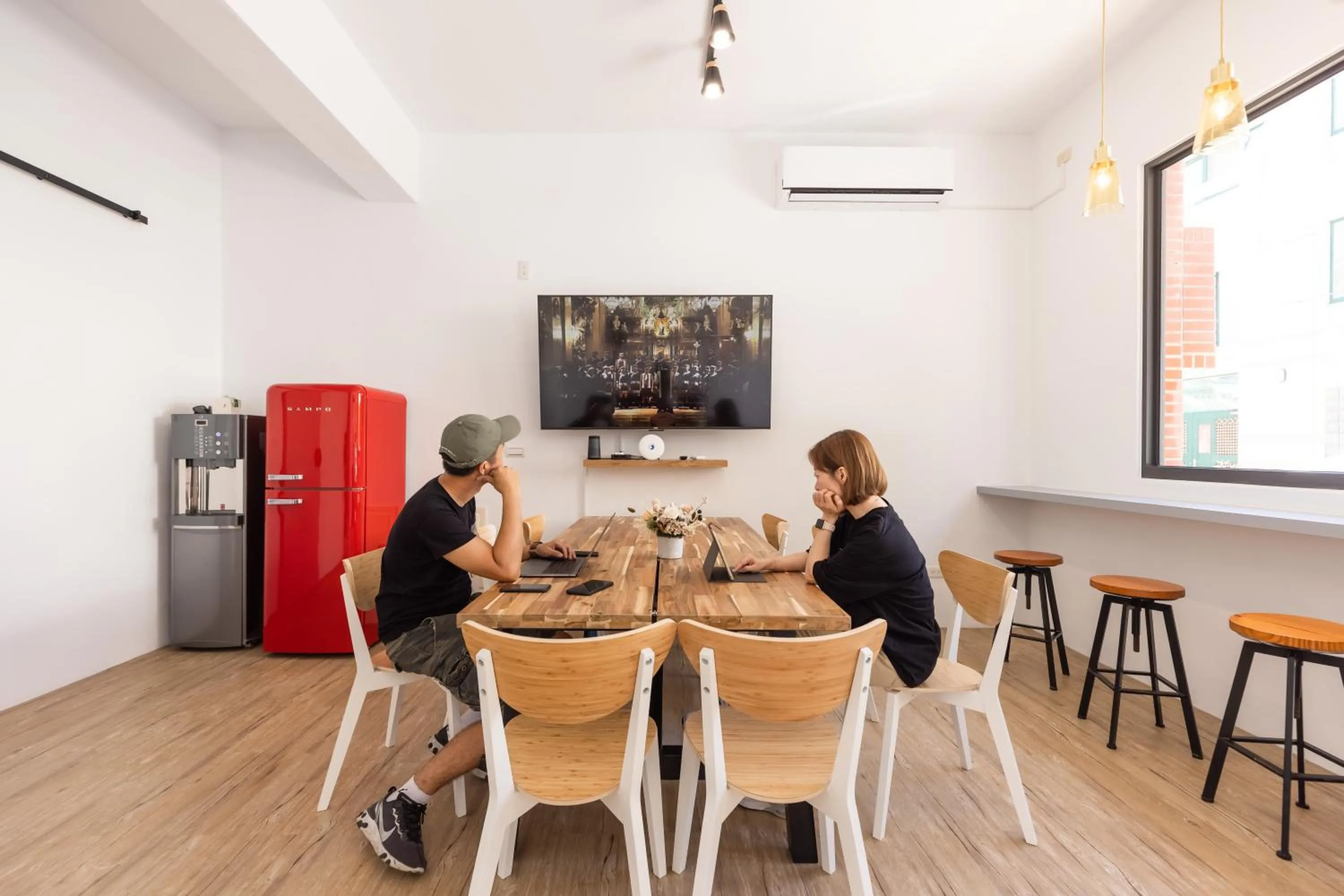 People in Nice Hostel