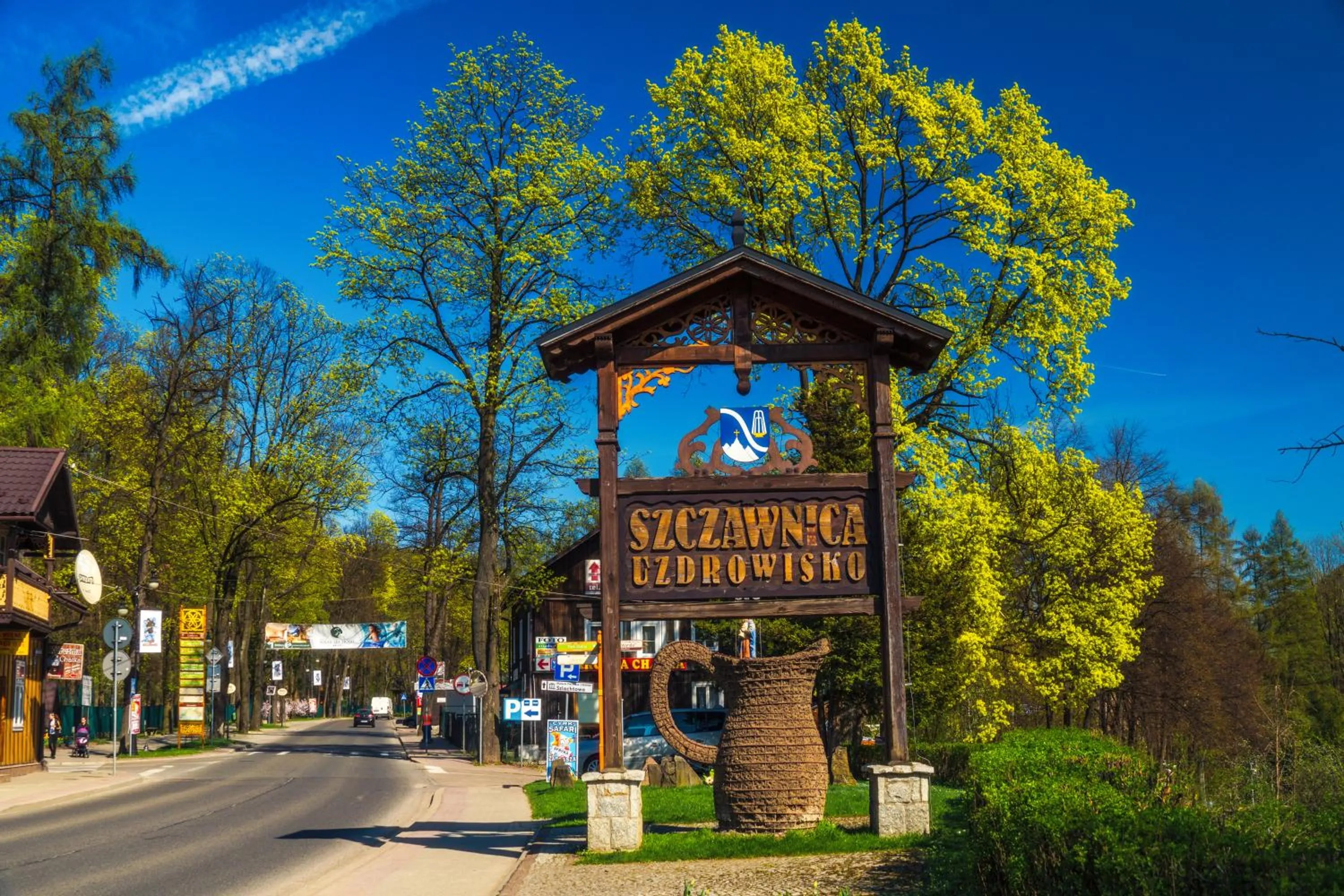 Landmark view in Willa Pod Kolejką