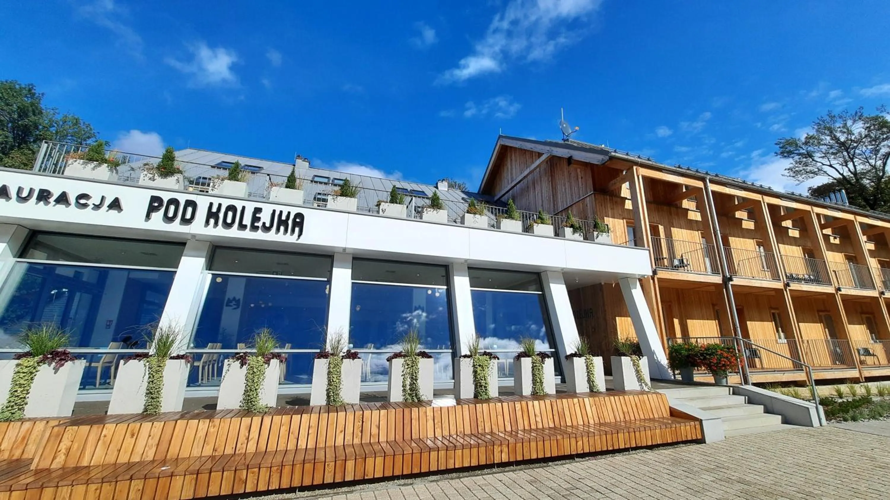 Property building in Willa Pod Kolejką