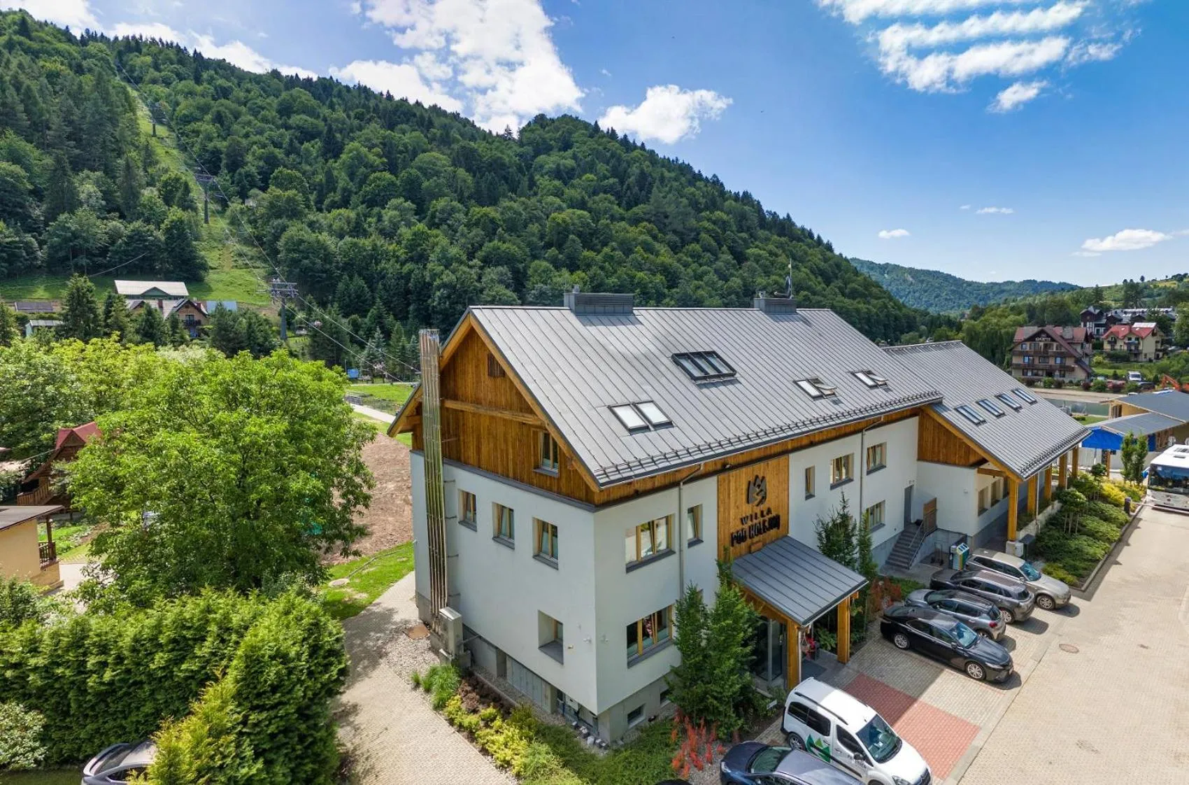 Property building in Willa Pod Kolejką